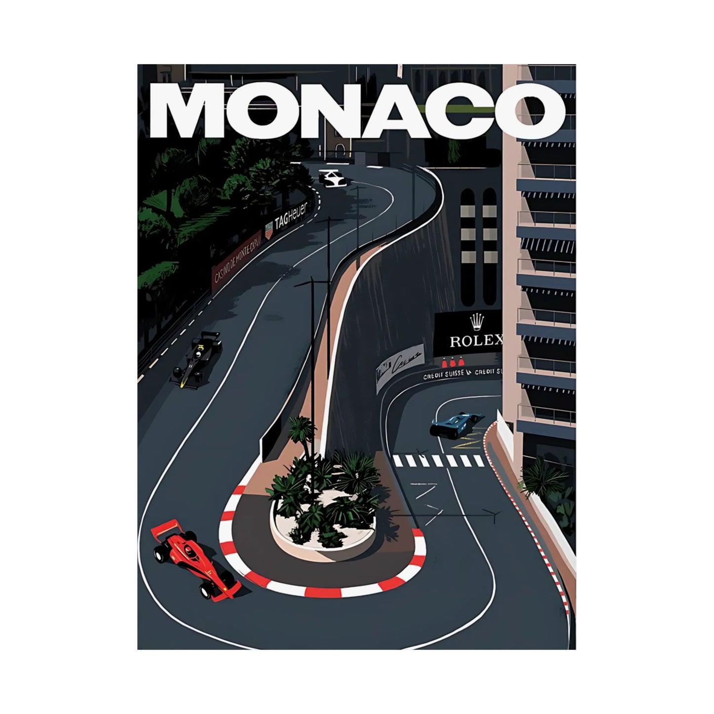 Monaco F1 Poster