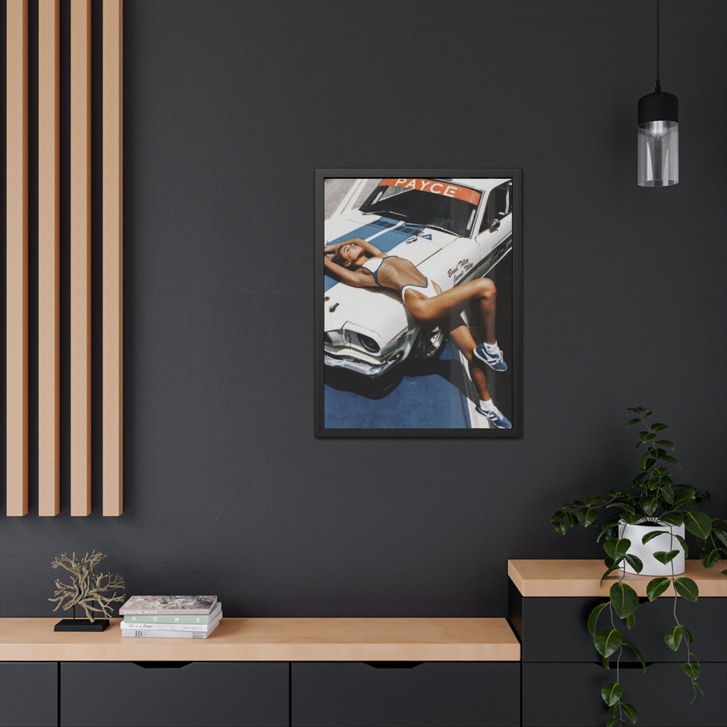 Vintage Mustang Framed Poster
