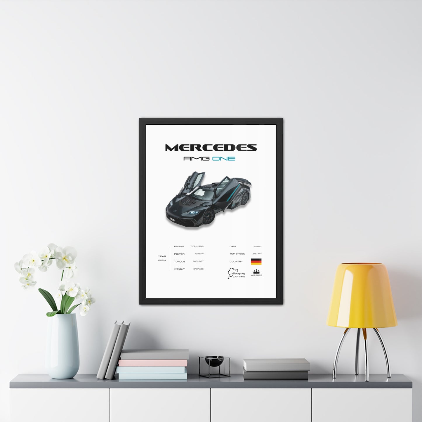 Mercedes AMG ONE Framed Poster