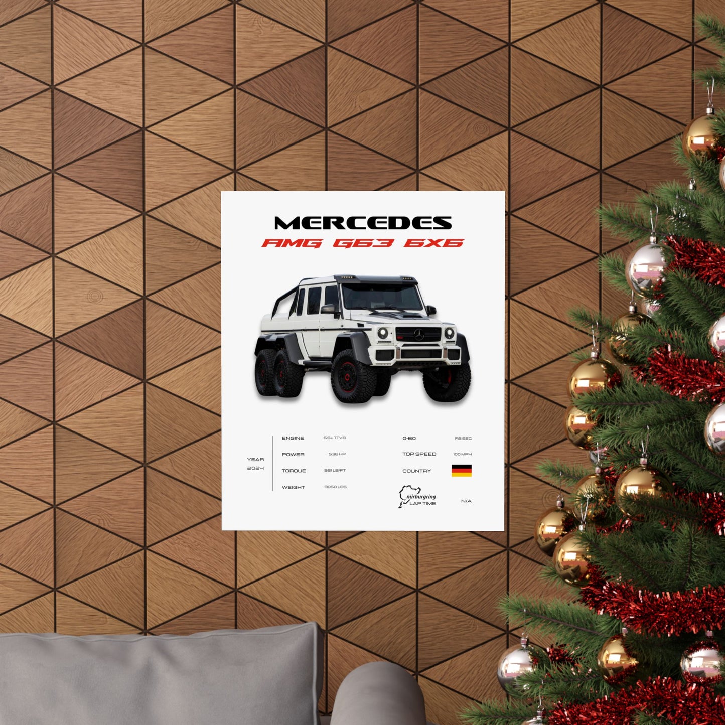AMG G63 6x6 Poster