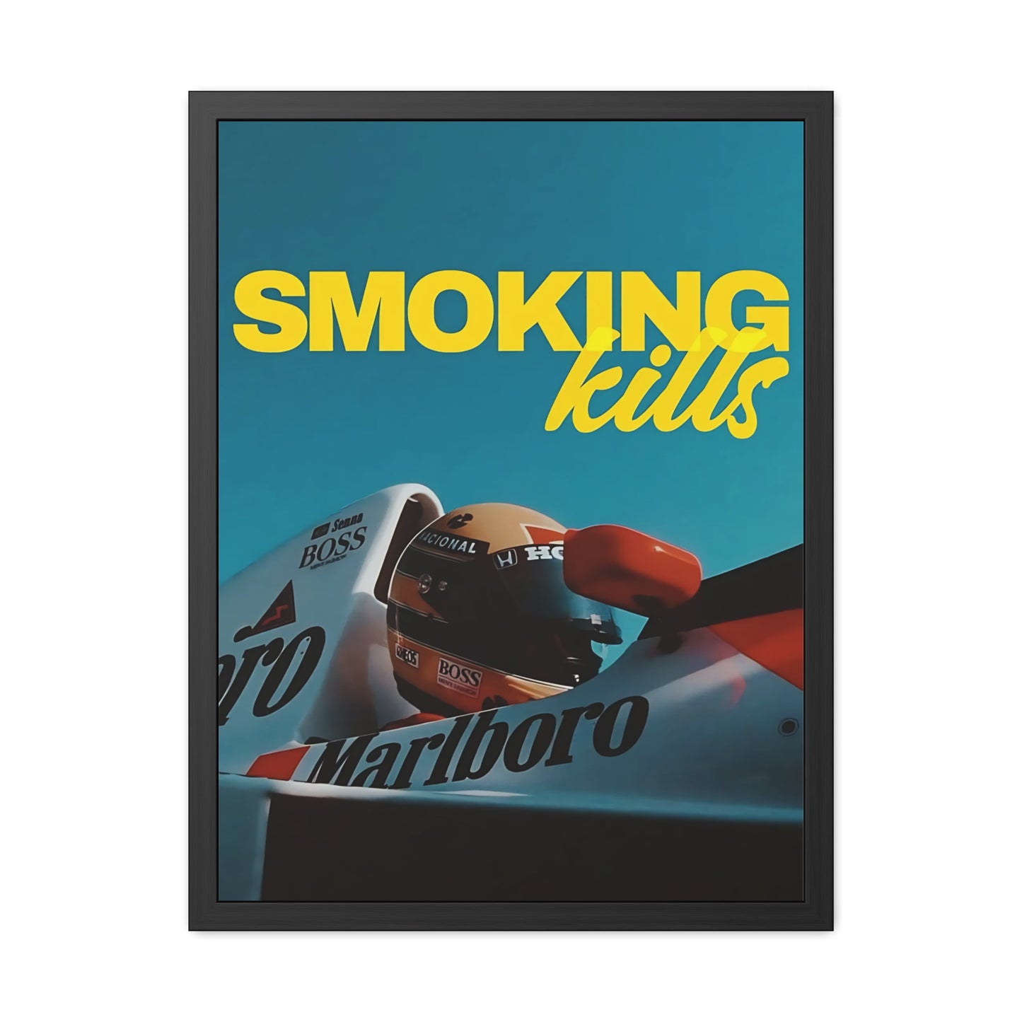Smoking Kills Malboro Framed Poster