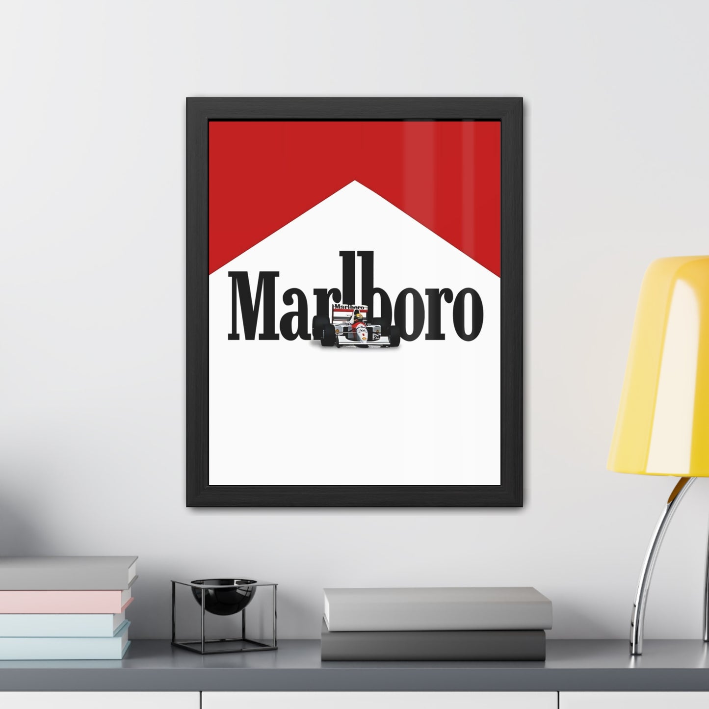 Malboro Pack F1 Framed Poster