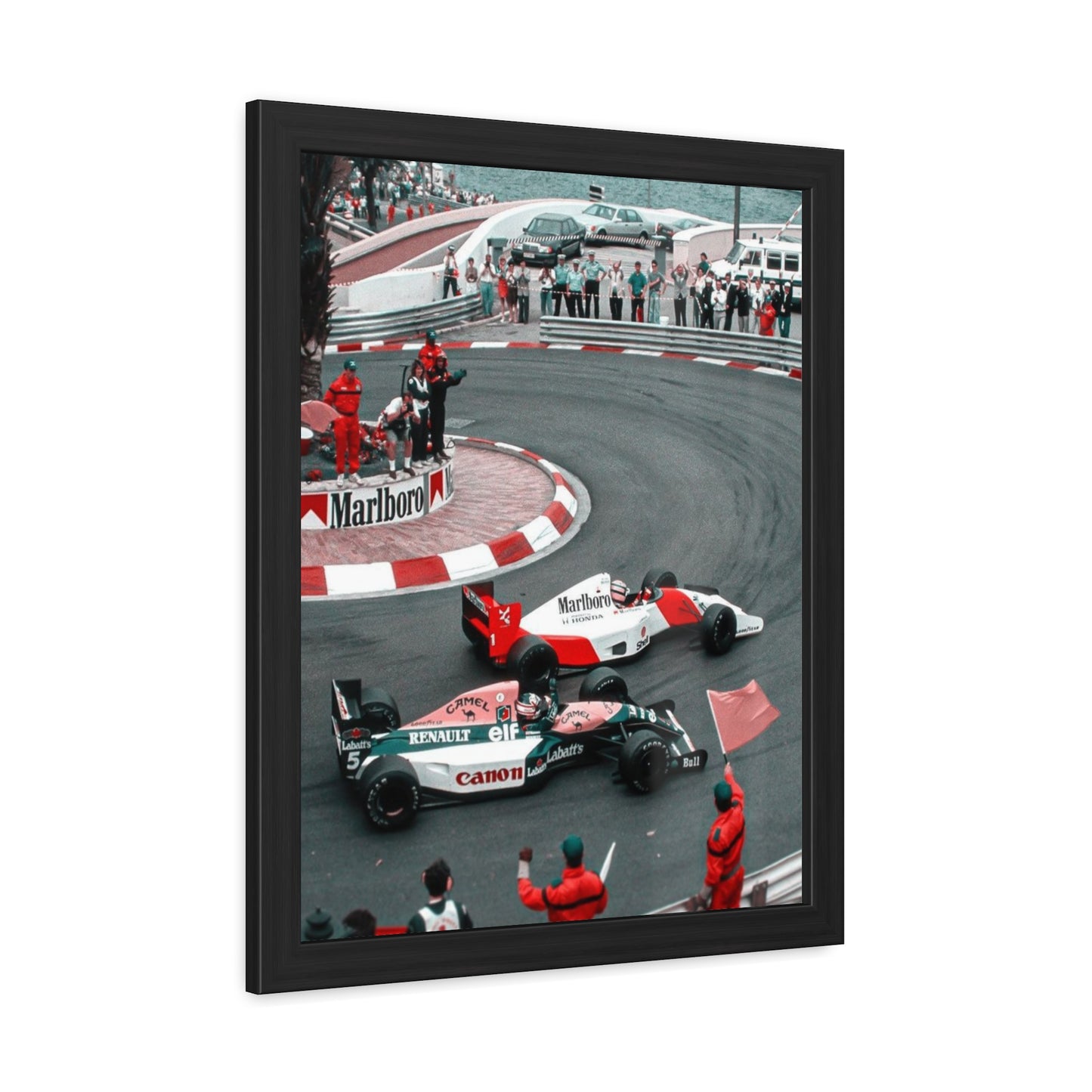 Vintage Monaco F1 Framed Poster
