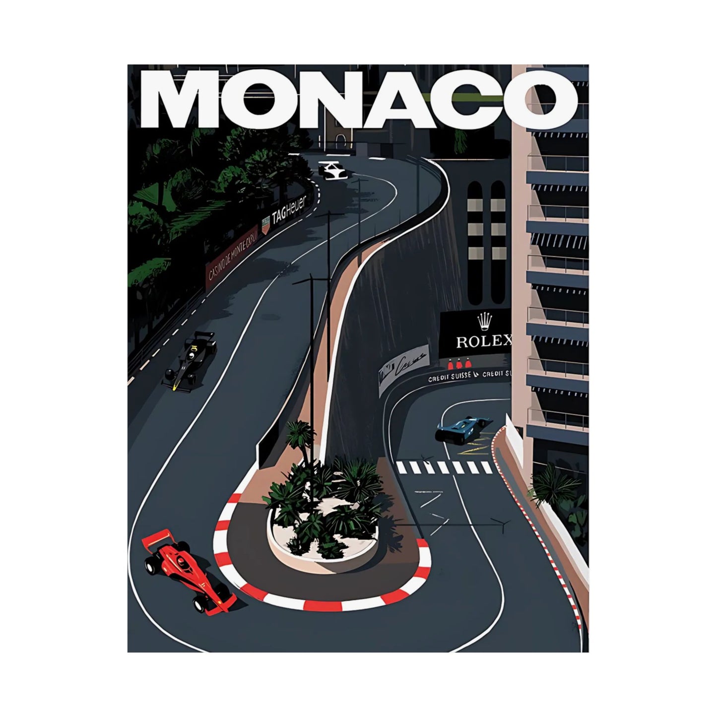 Monaco F1 Poster