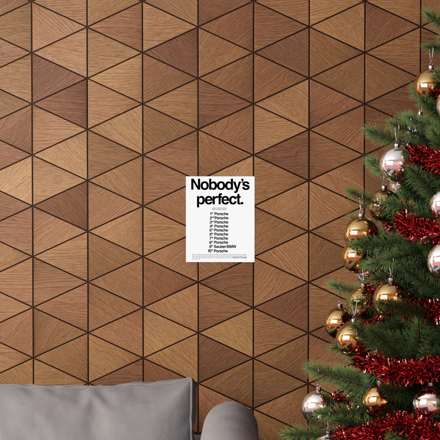 Nobody's Perfect Porsche Poster