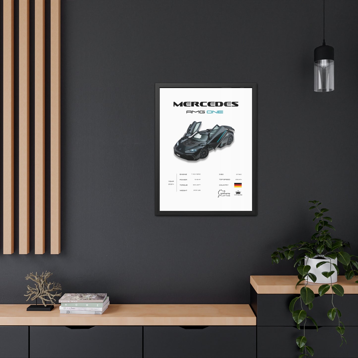 Mercedes AMG ONE Framed Poster
