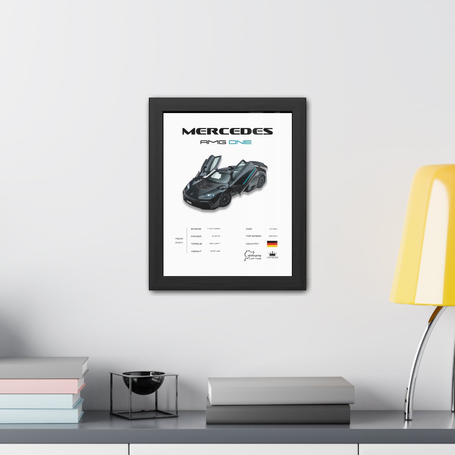 Mercedes AMG ONE Framed Poster