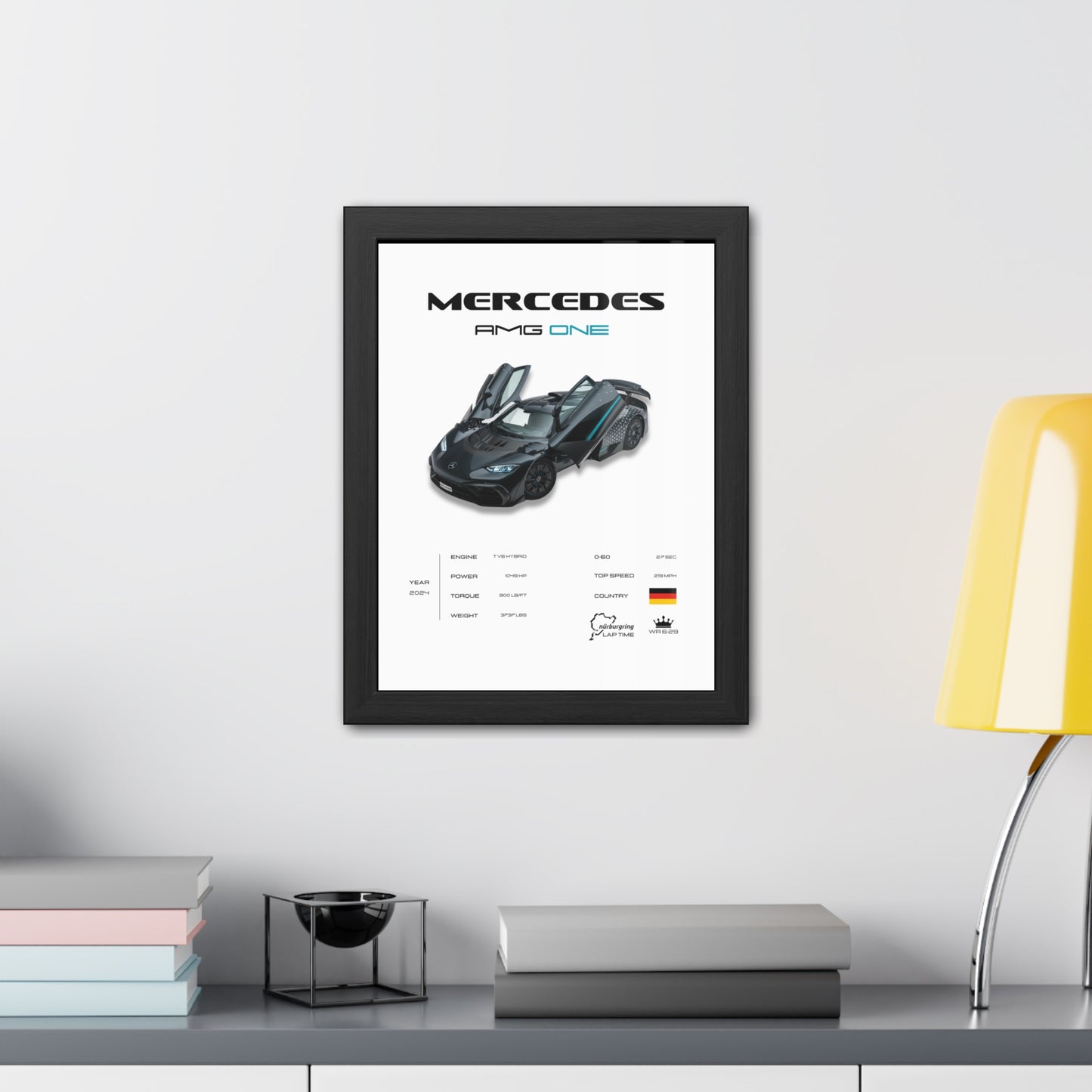 Mercedes AMG ONE Framed Poster