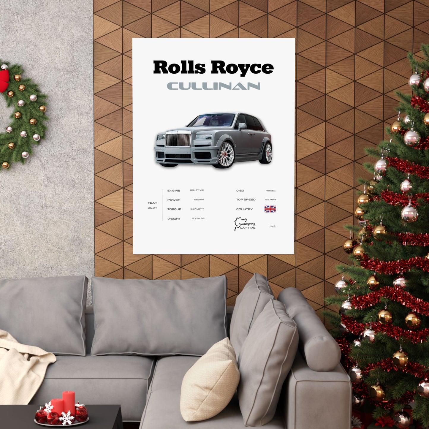 Rolls Royce Cullinan Poster