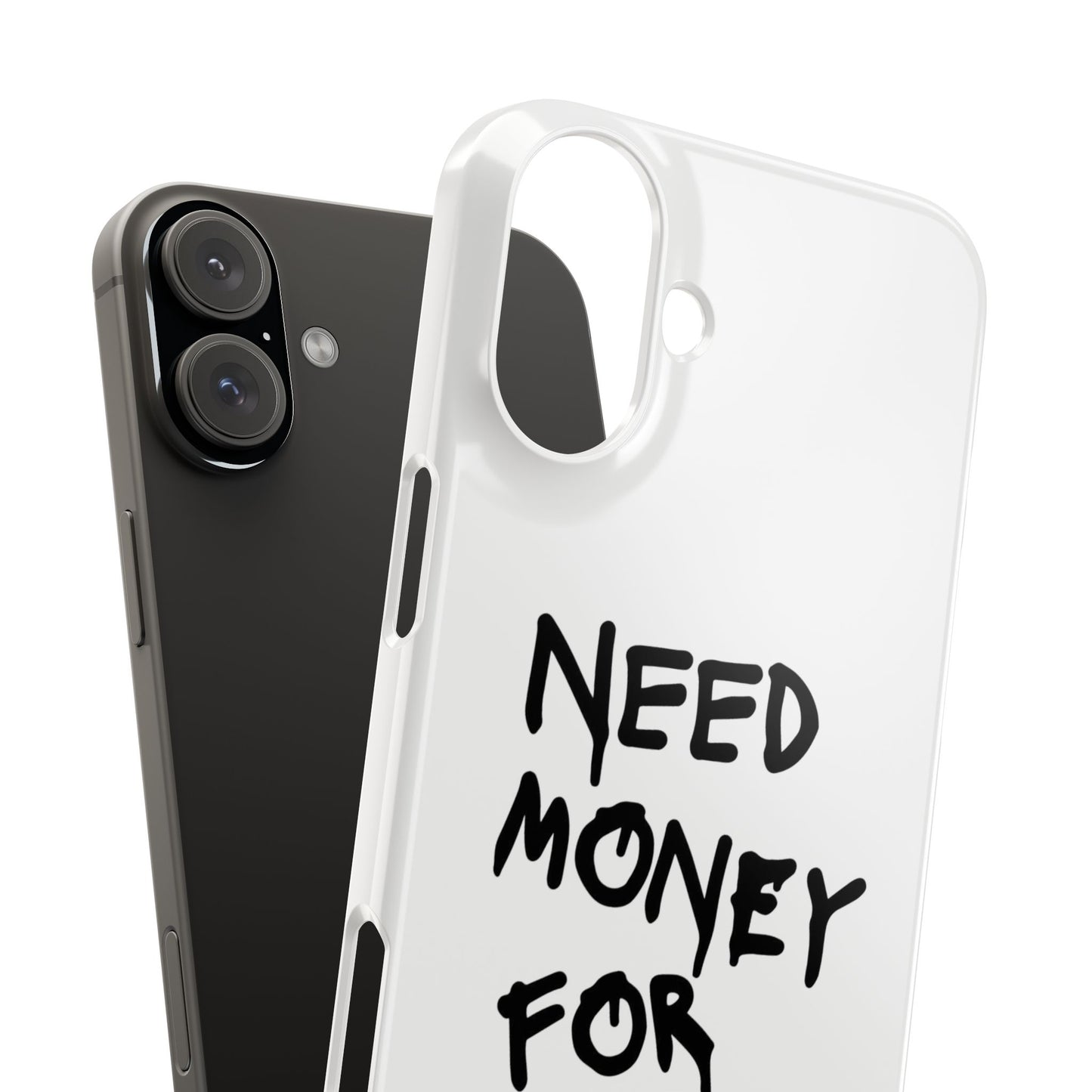 Need Money for Porsche iPhone Case White