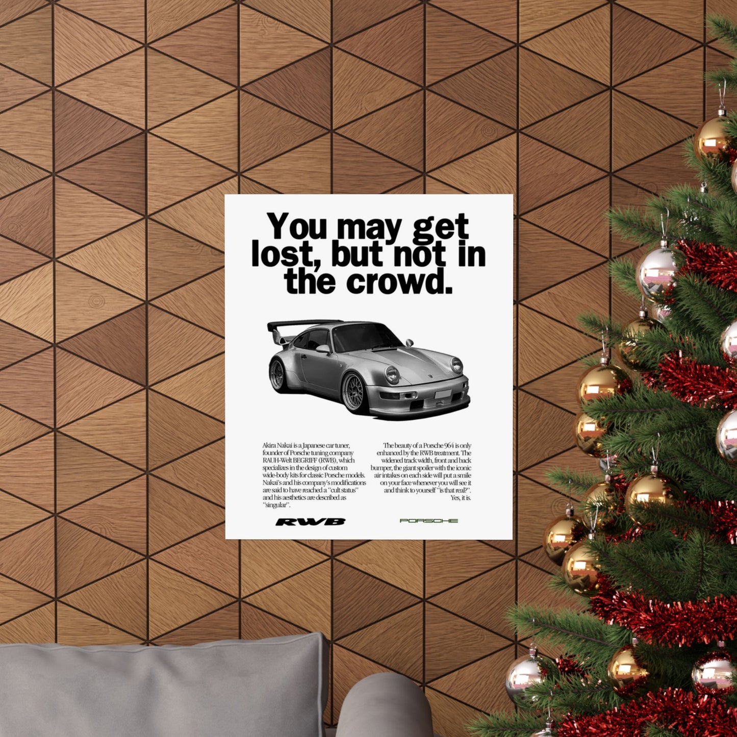 Vintage RWB Poster