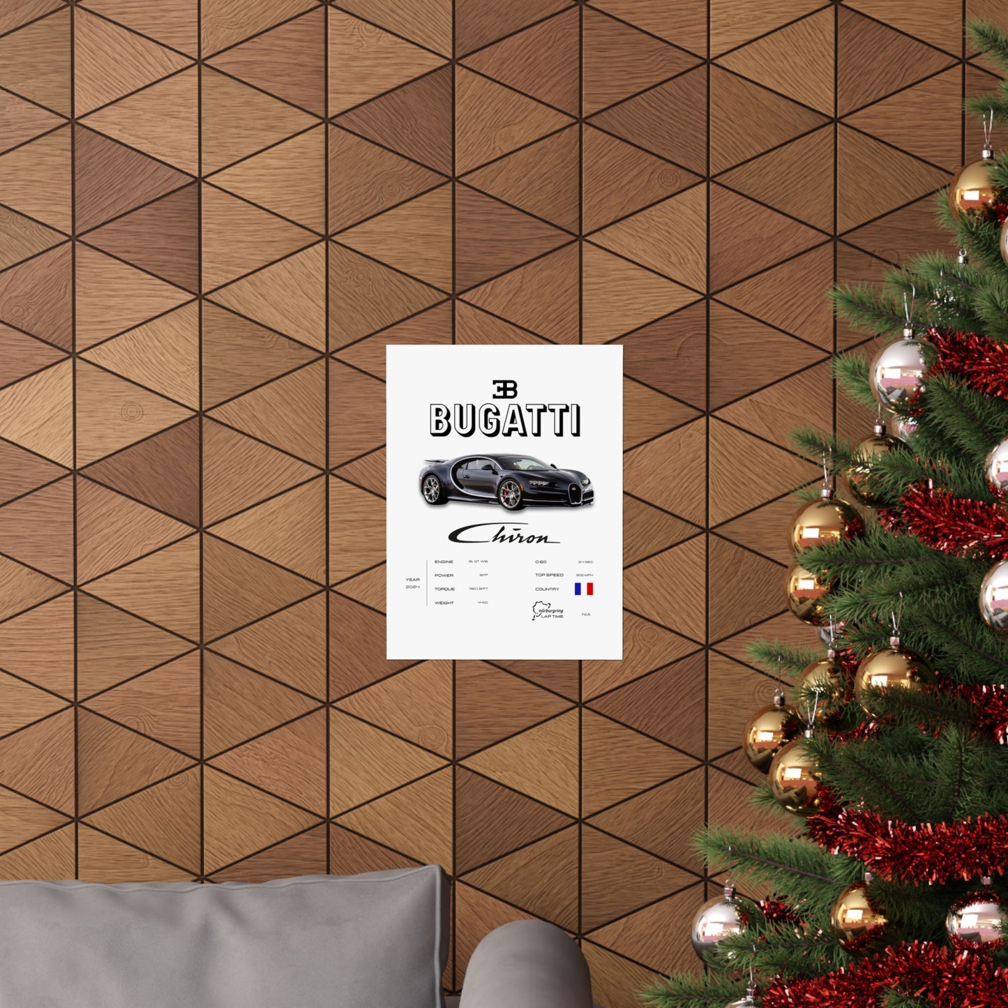 Bugatti Chiron Poster
