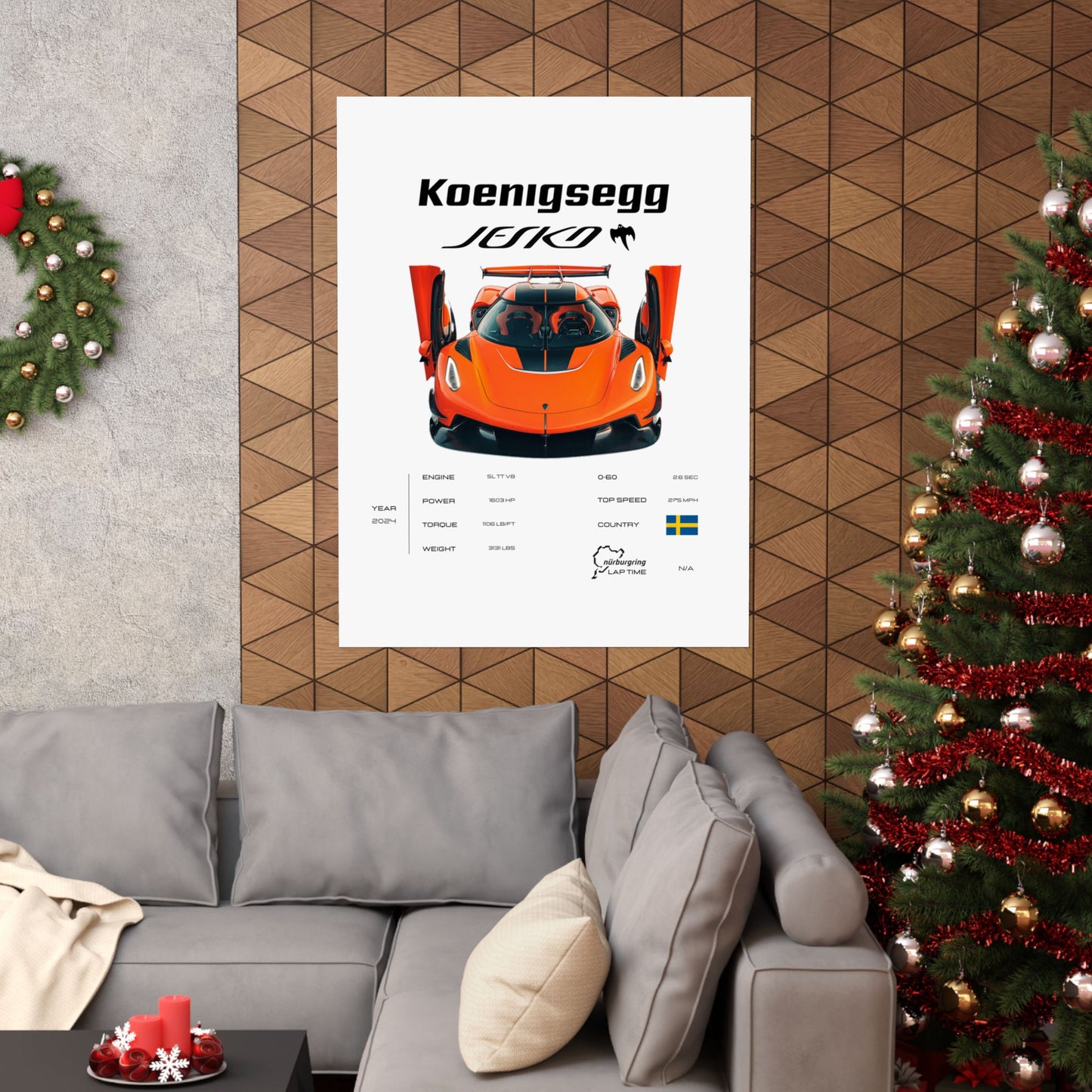 Koenigsegg Jesko Poster
