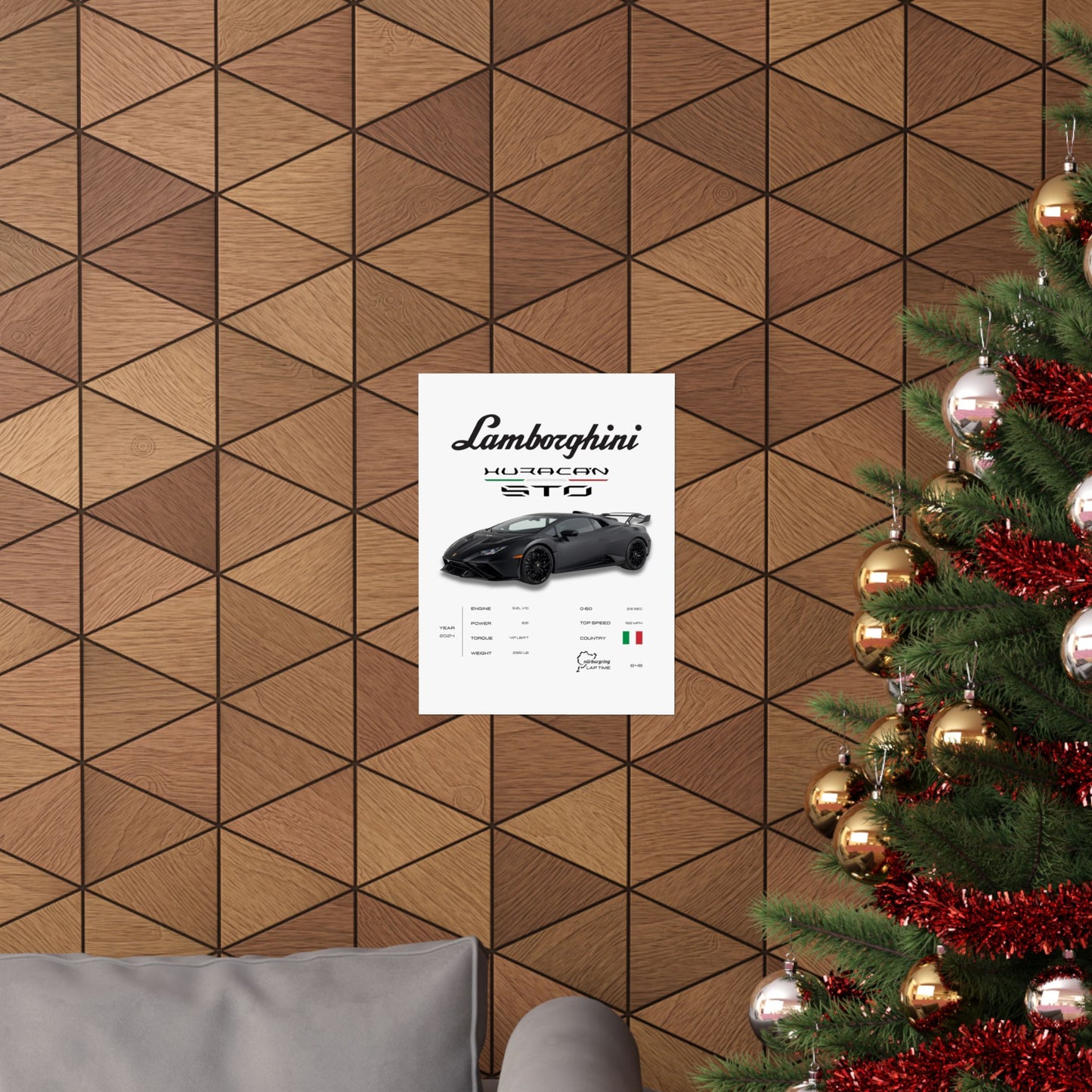 Lamborghini Huracan STO Poster