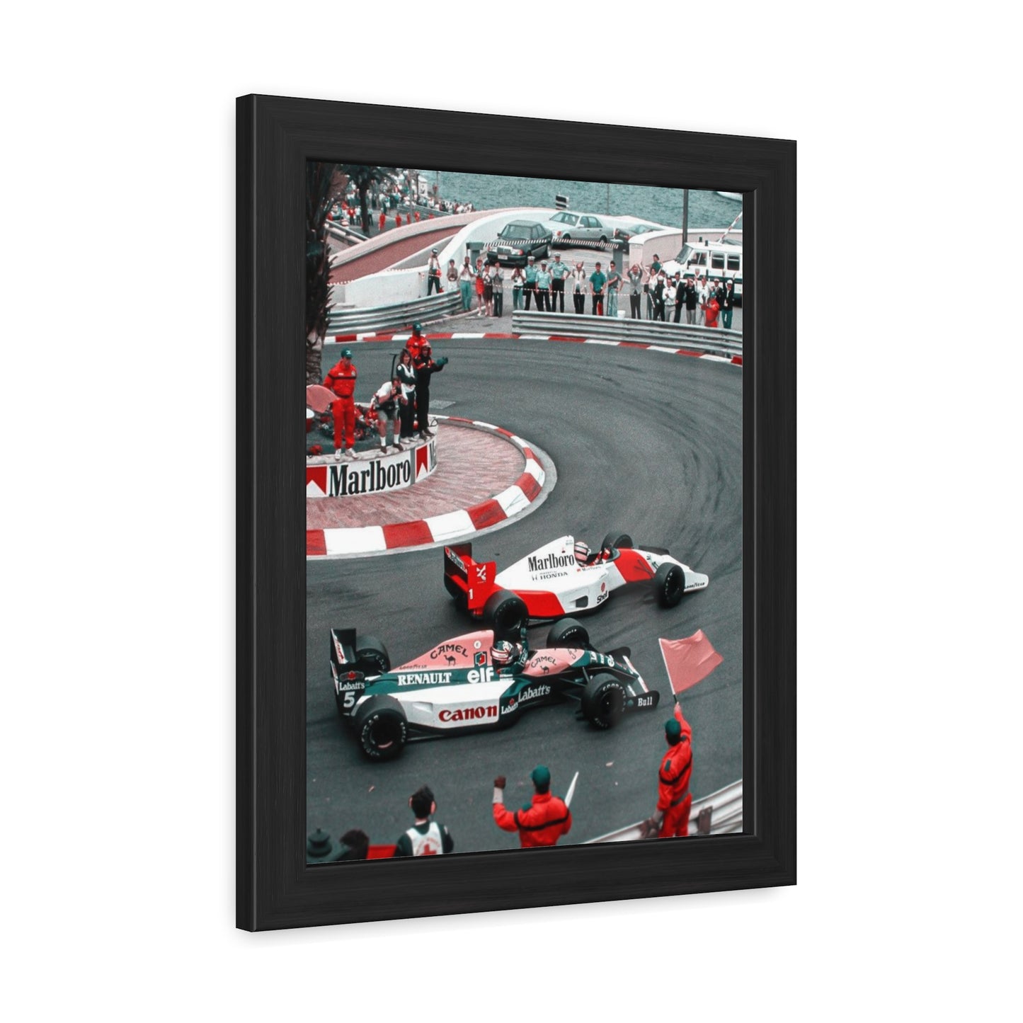 Vintage Monaco F1 Framed Poster
