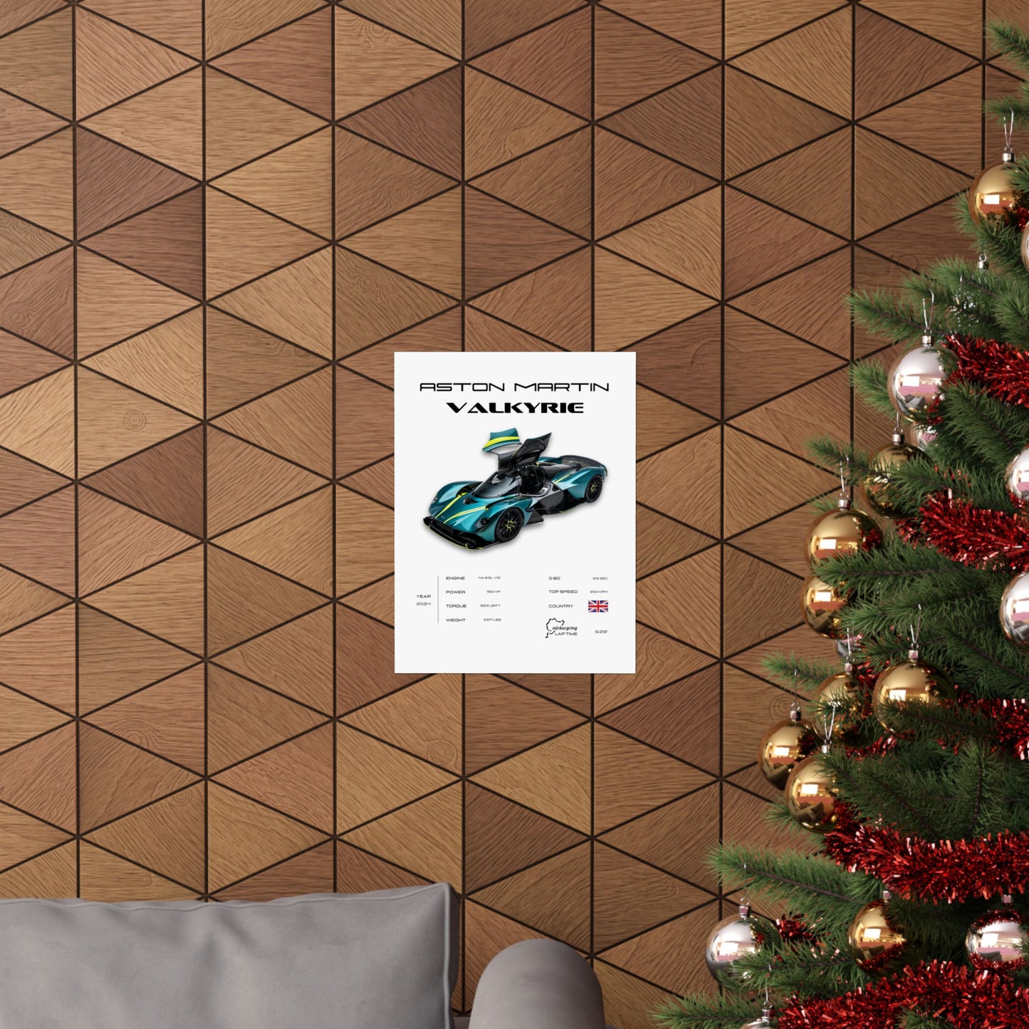 Aston Martin Valkyrie Poster