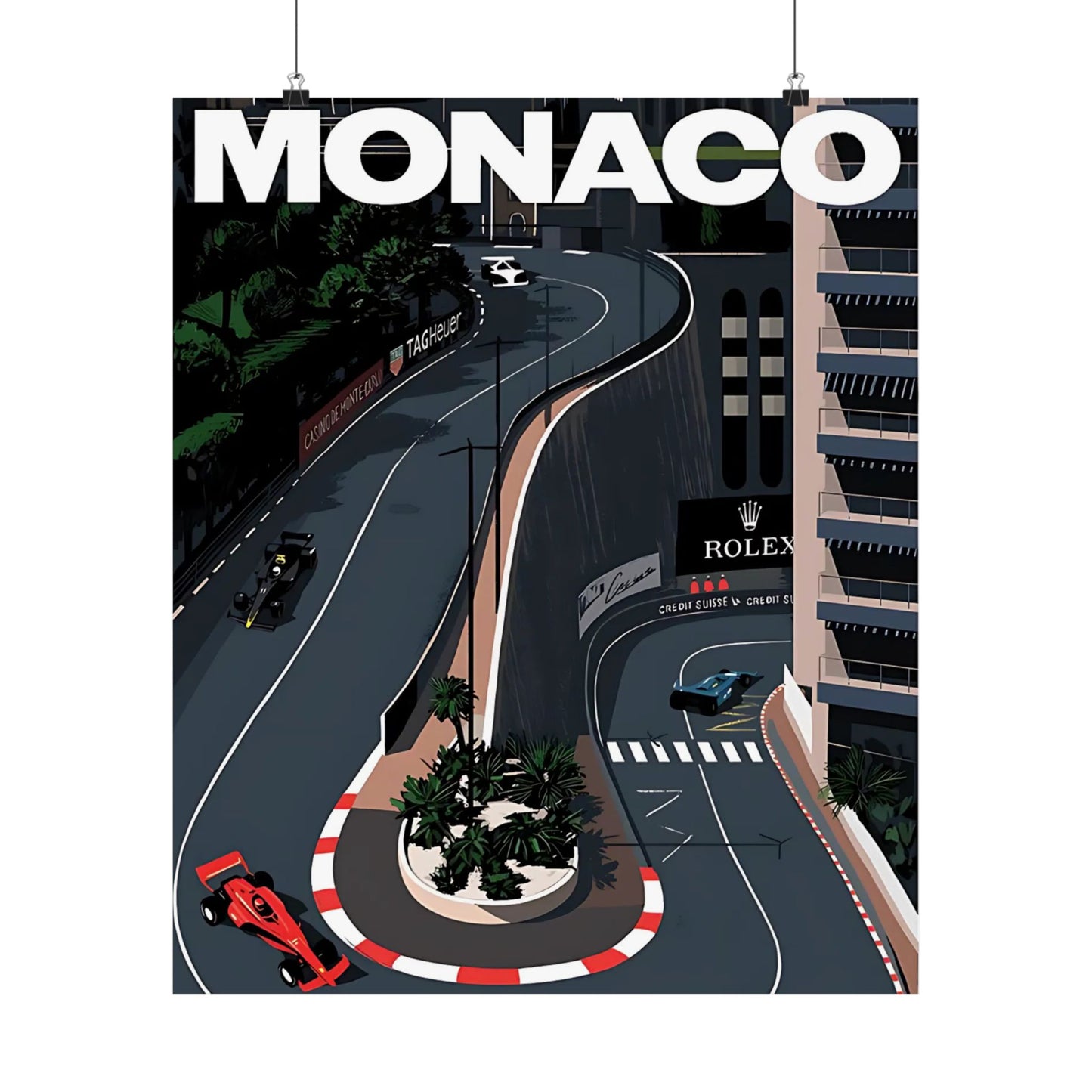 Monaco F1 Poster