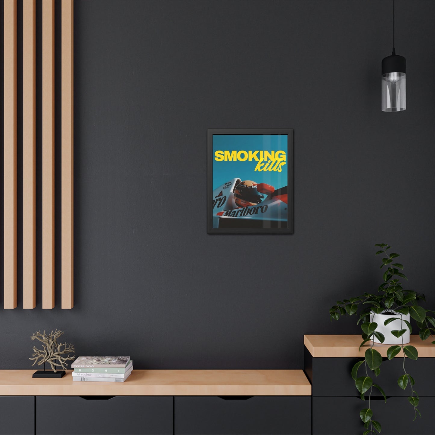 Smoking Kills Malboro Framed Poster