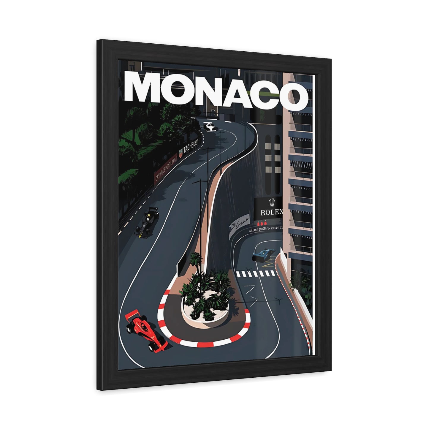 Monaco F1 Framed Poster