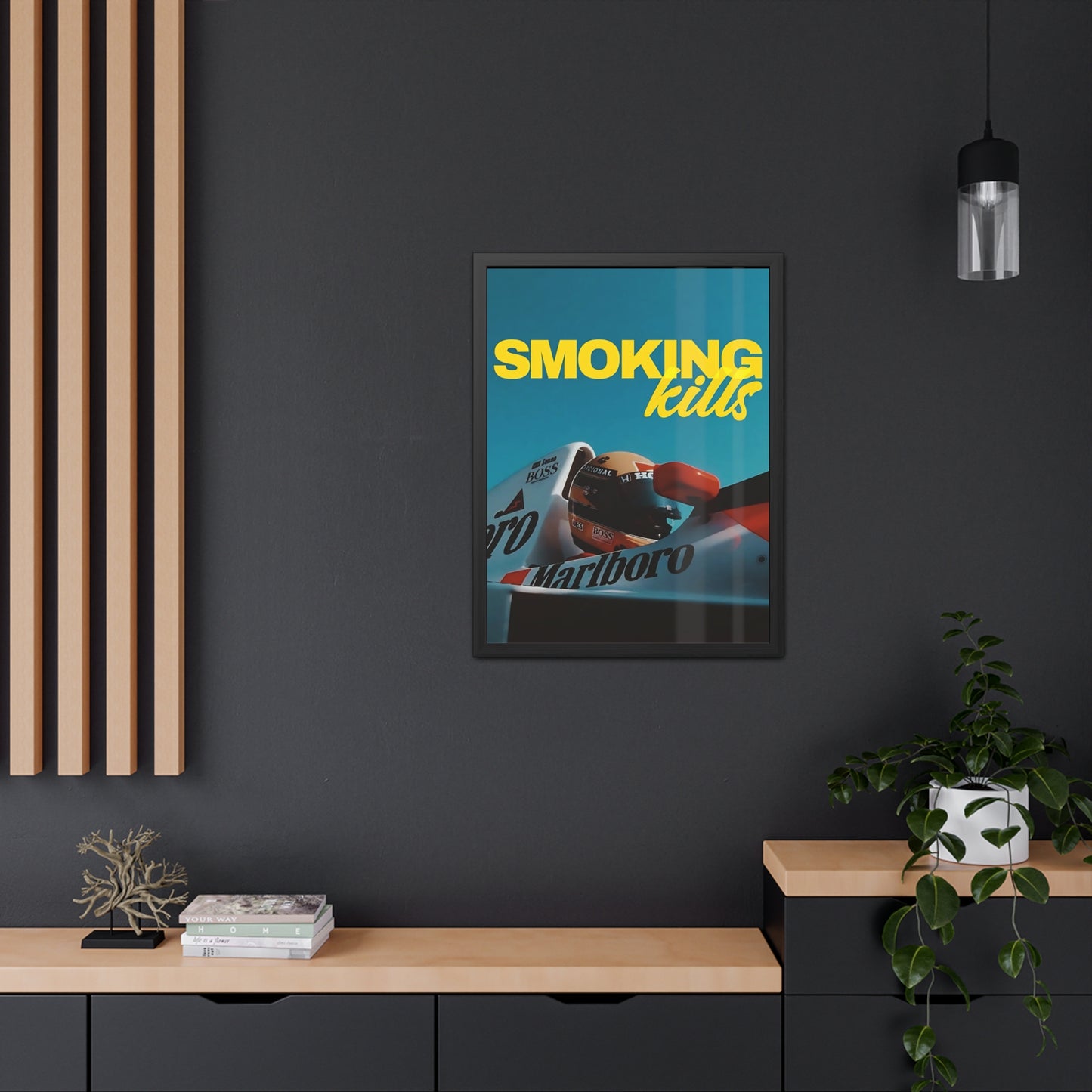 Smoking Kills Malboro Framed Poster