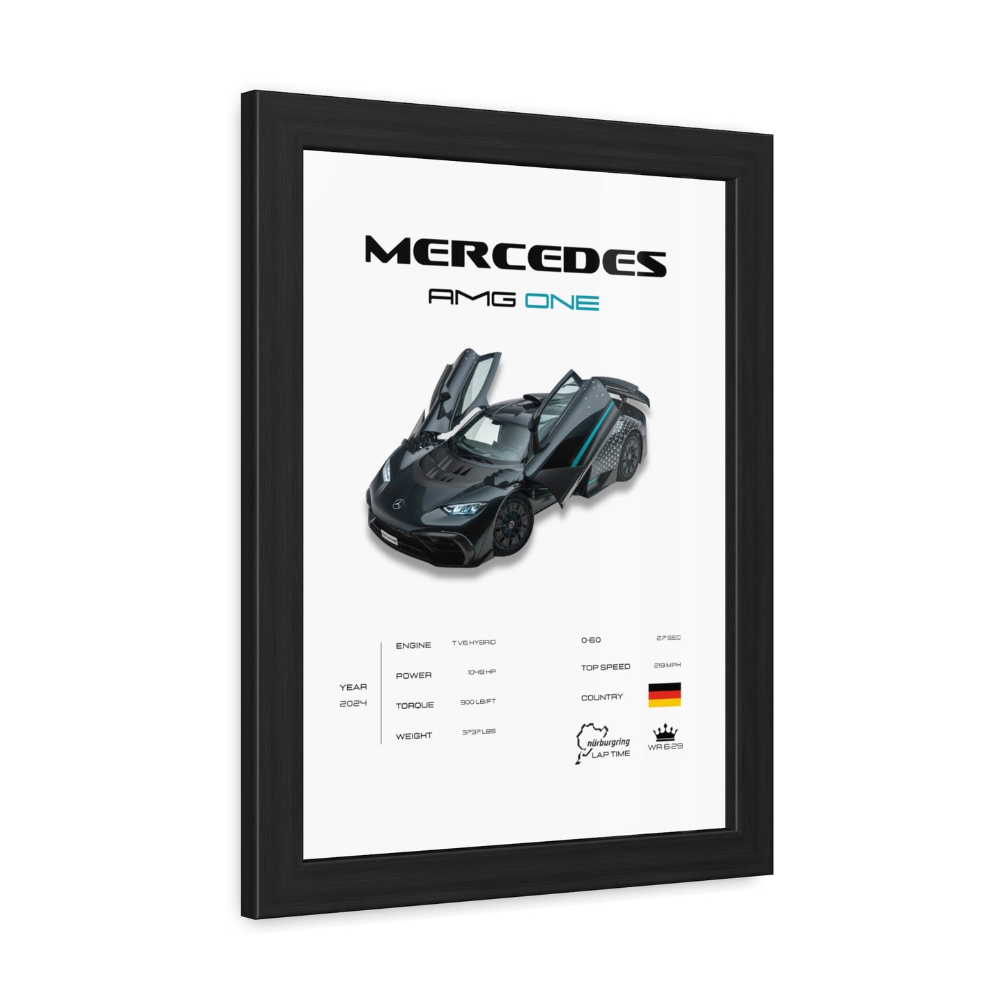 Mercedes AMG ONE Framed Poster
