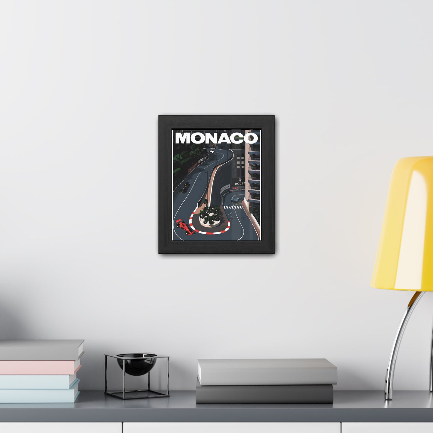 Monaco F1 Framed Poster