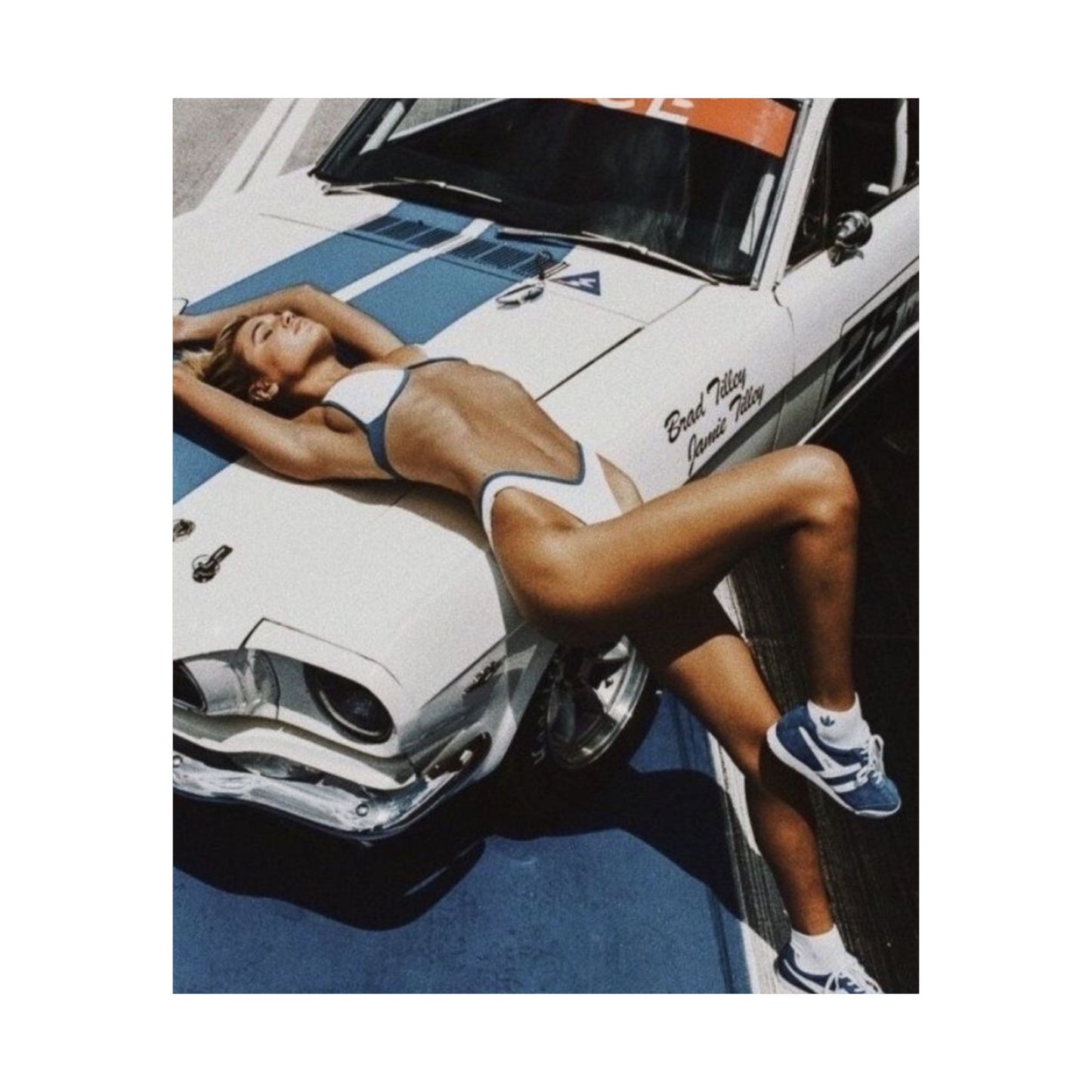 Vintage Mustang Poster