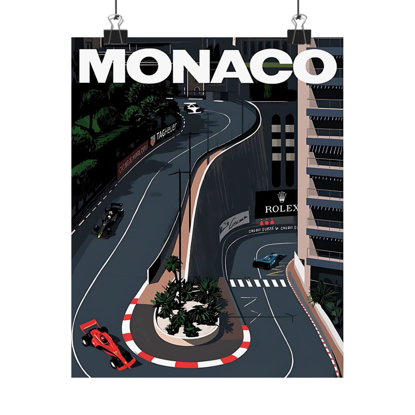 Monaco F1 Poster