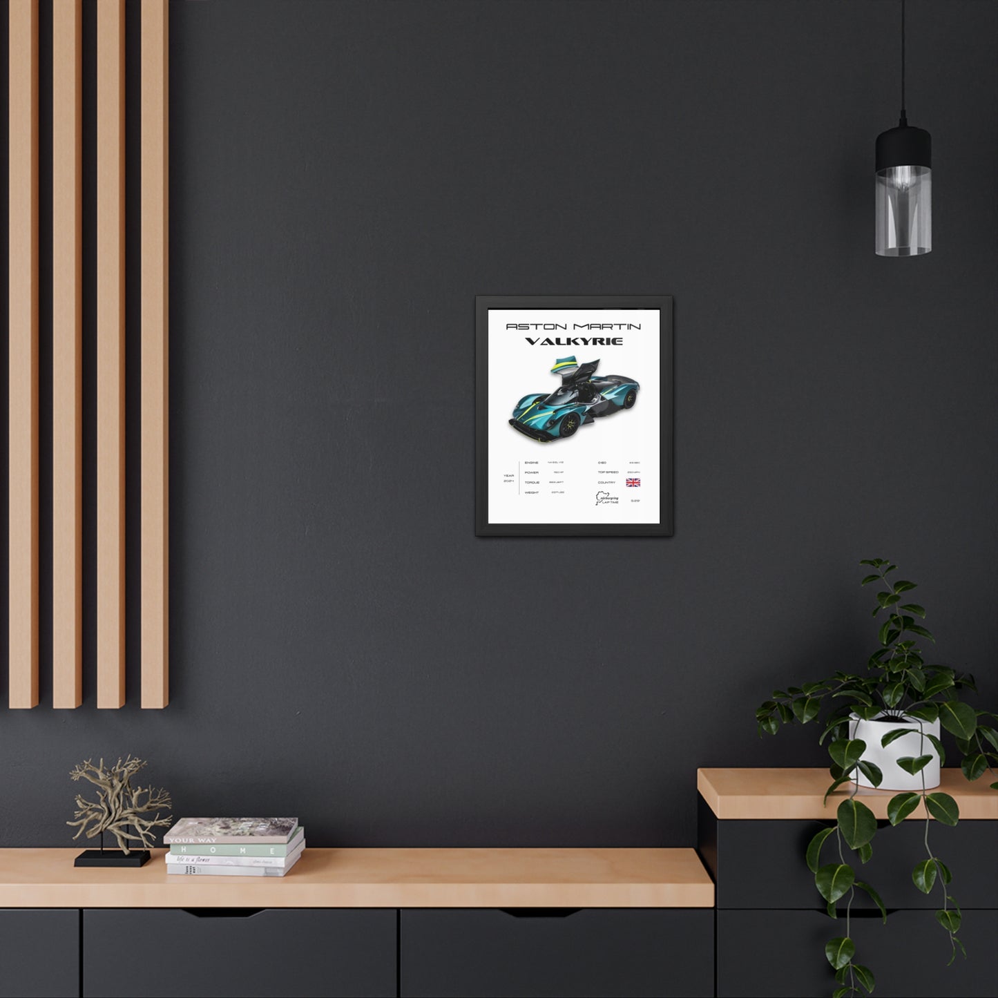 Aston Martin Valkyrie Framed Poster