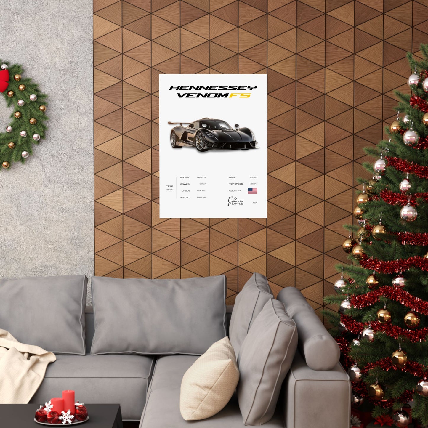 Hennessey Venom F5 Poster