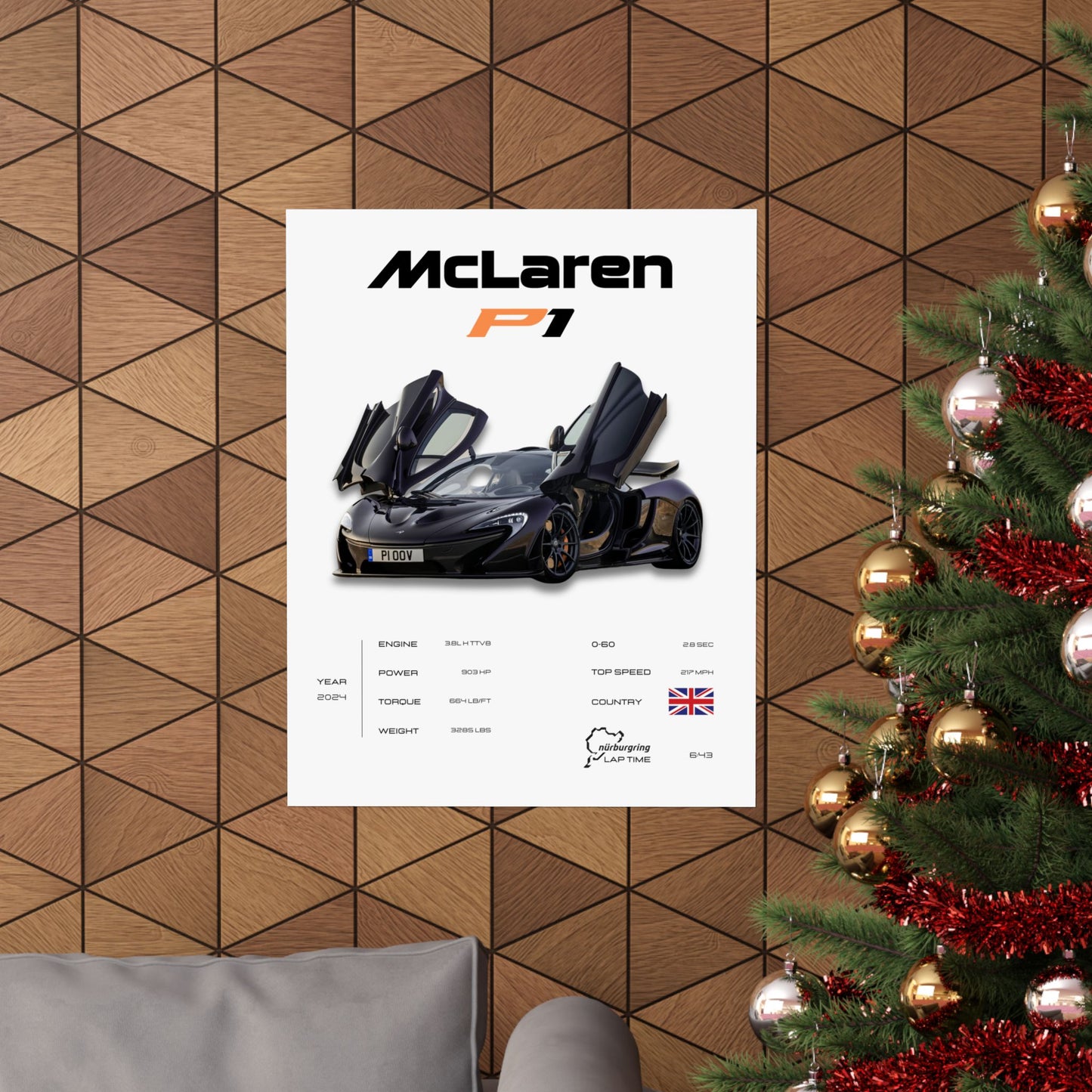 McLaren P1 Poster