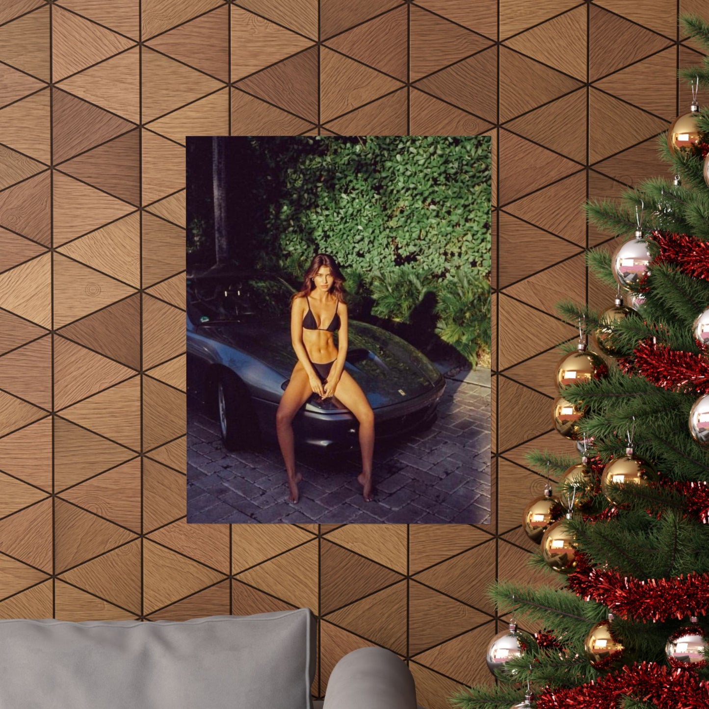 Ferrari Chick Poster