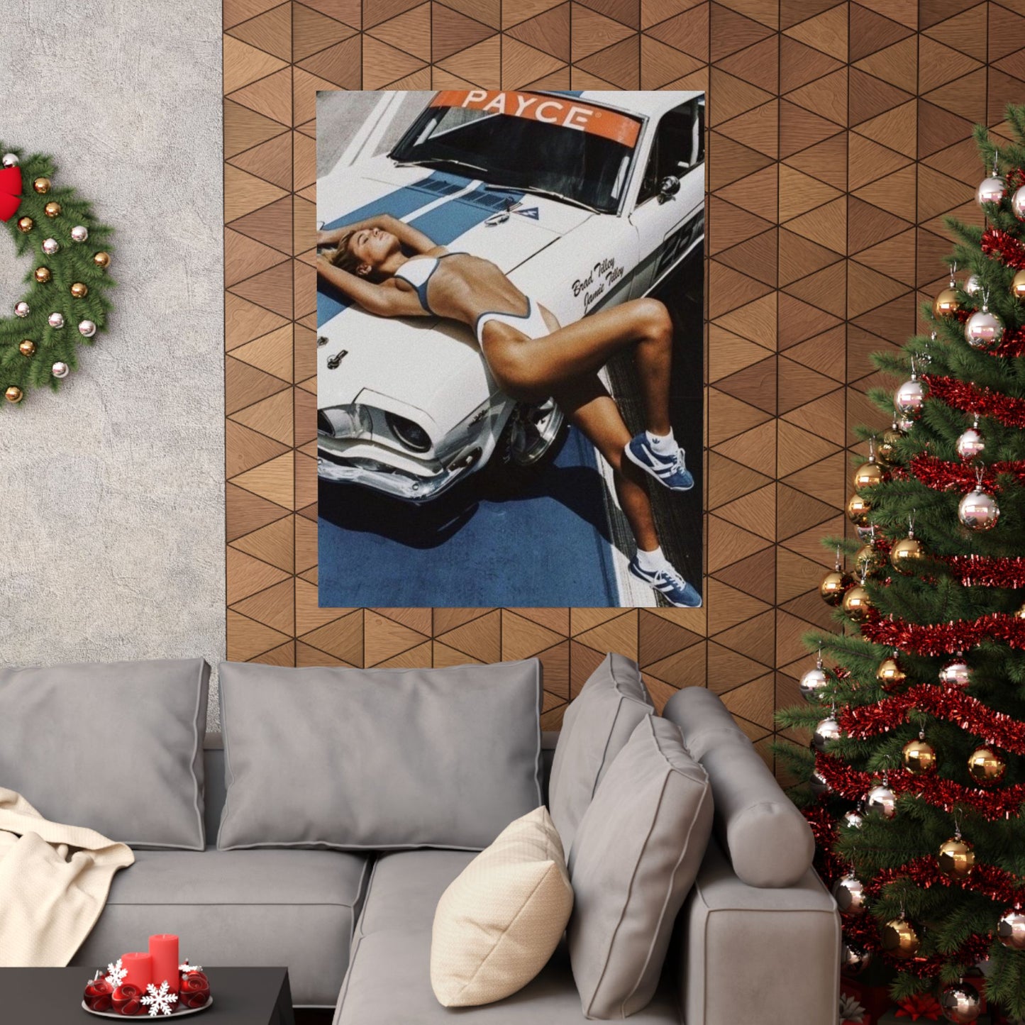 Vintage Mustang Poster