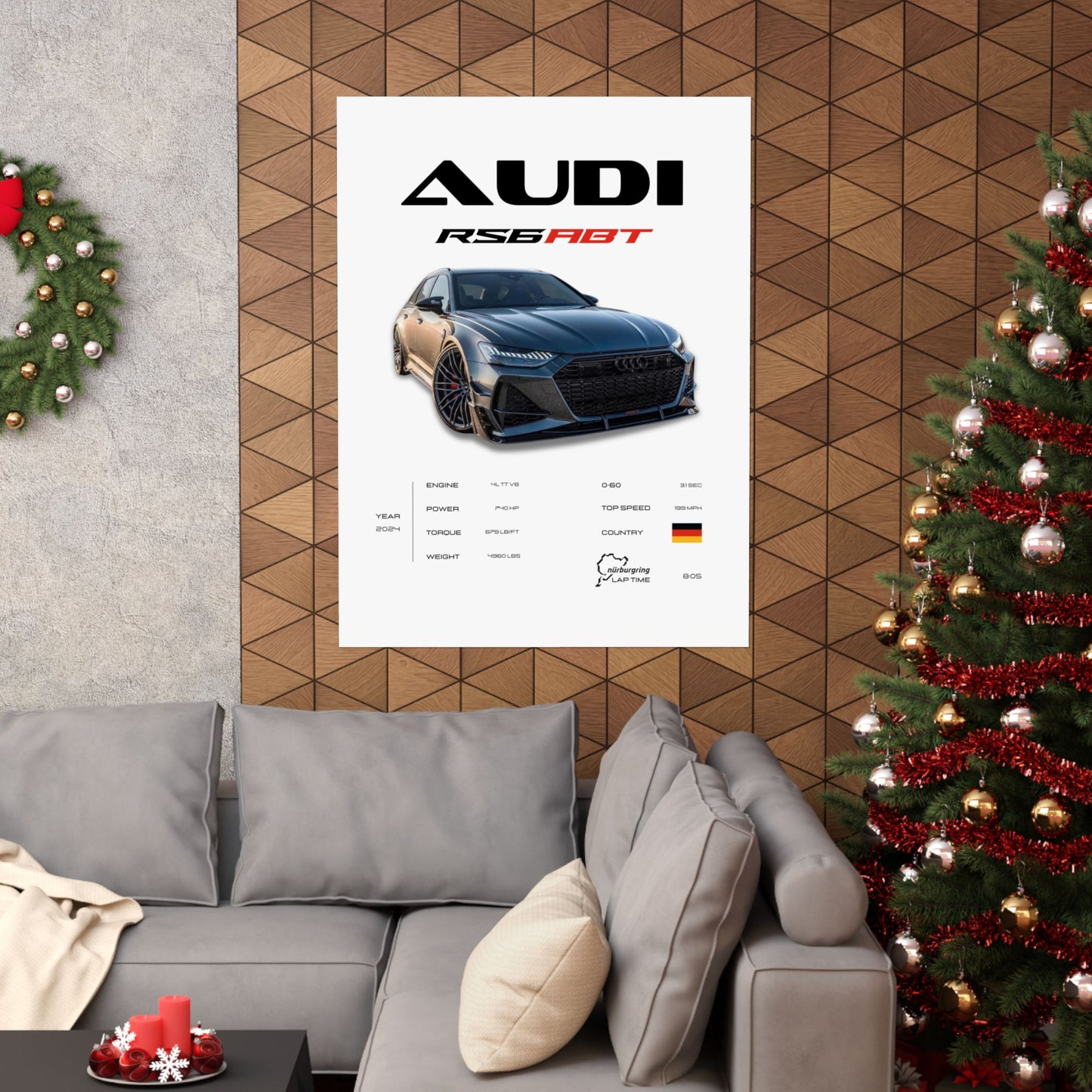 Audi RS6 ABT Poster