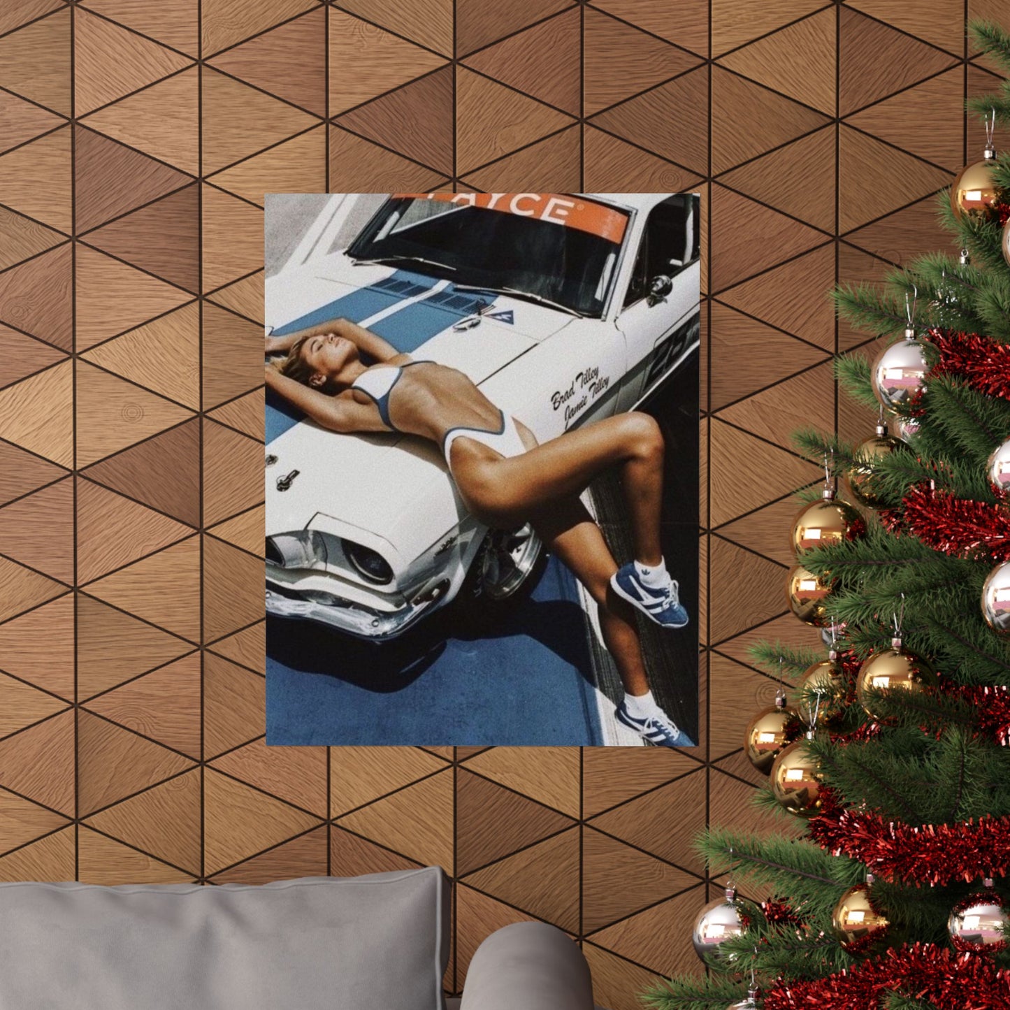 Vintage Mustang Poster