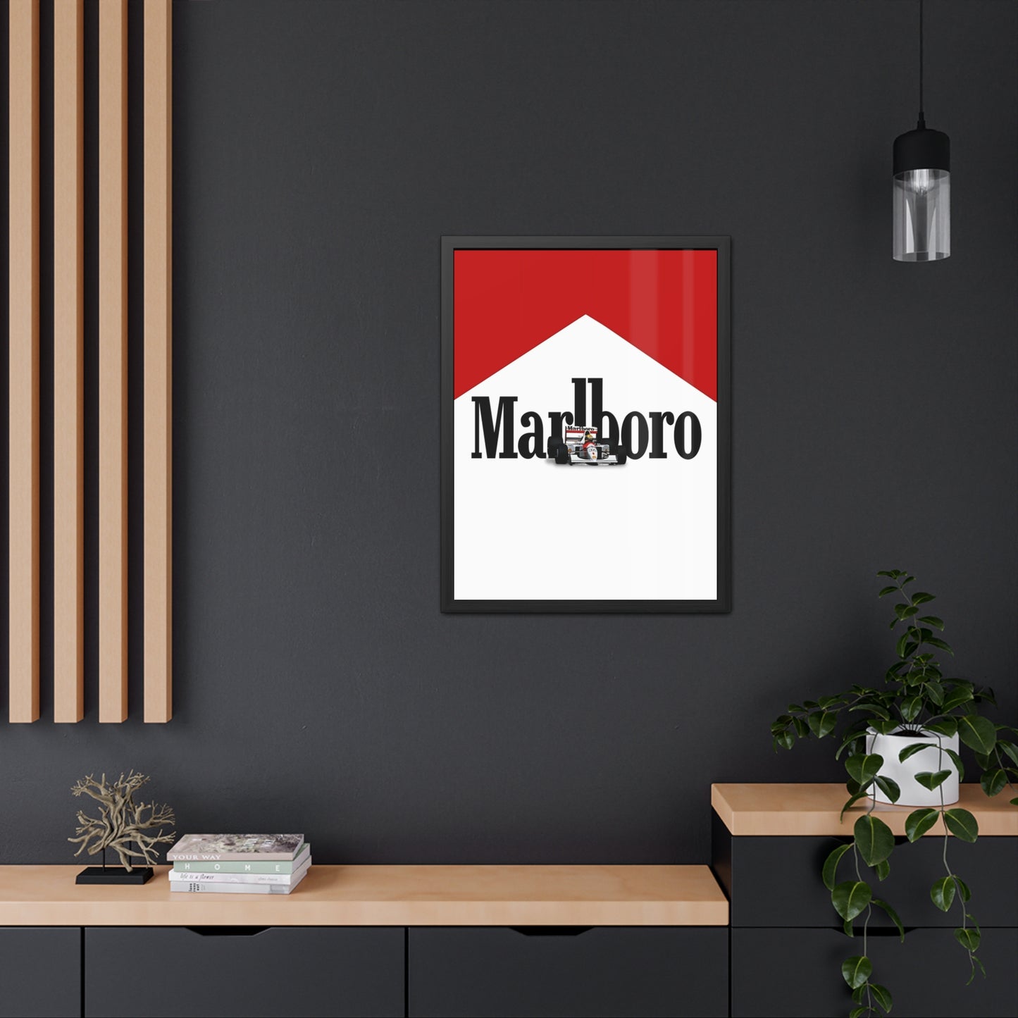 Malboro Pack F1 Framed Poster