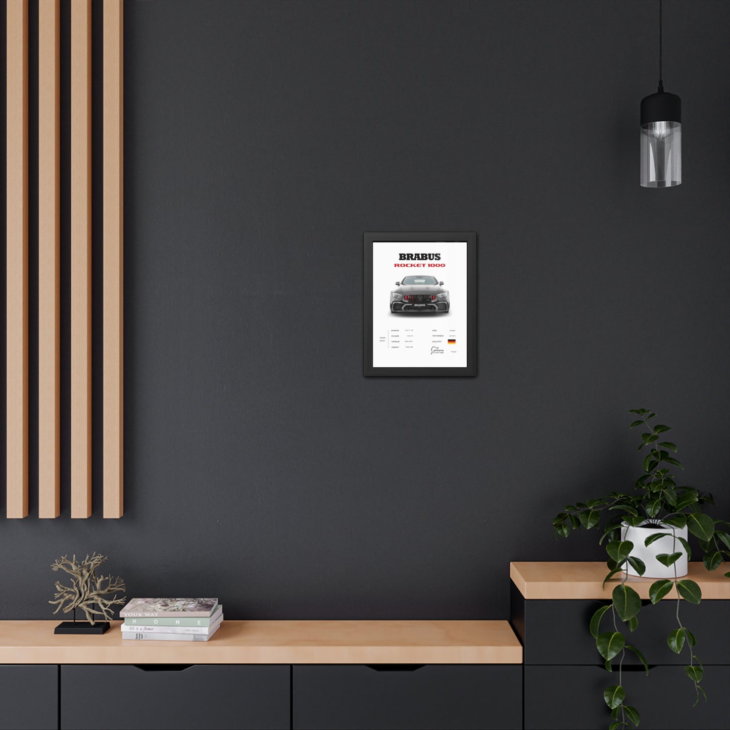 Brabus Rocket 1000 Framed Poster