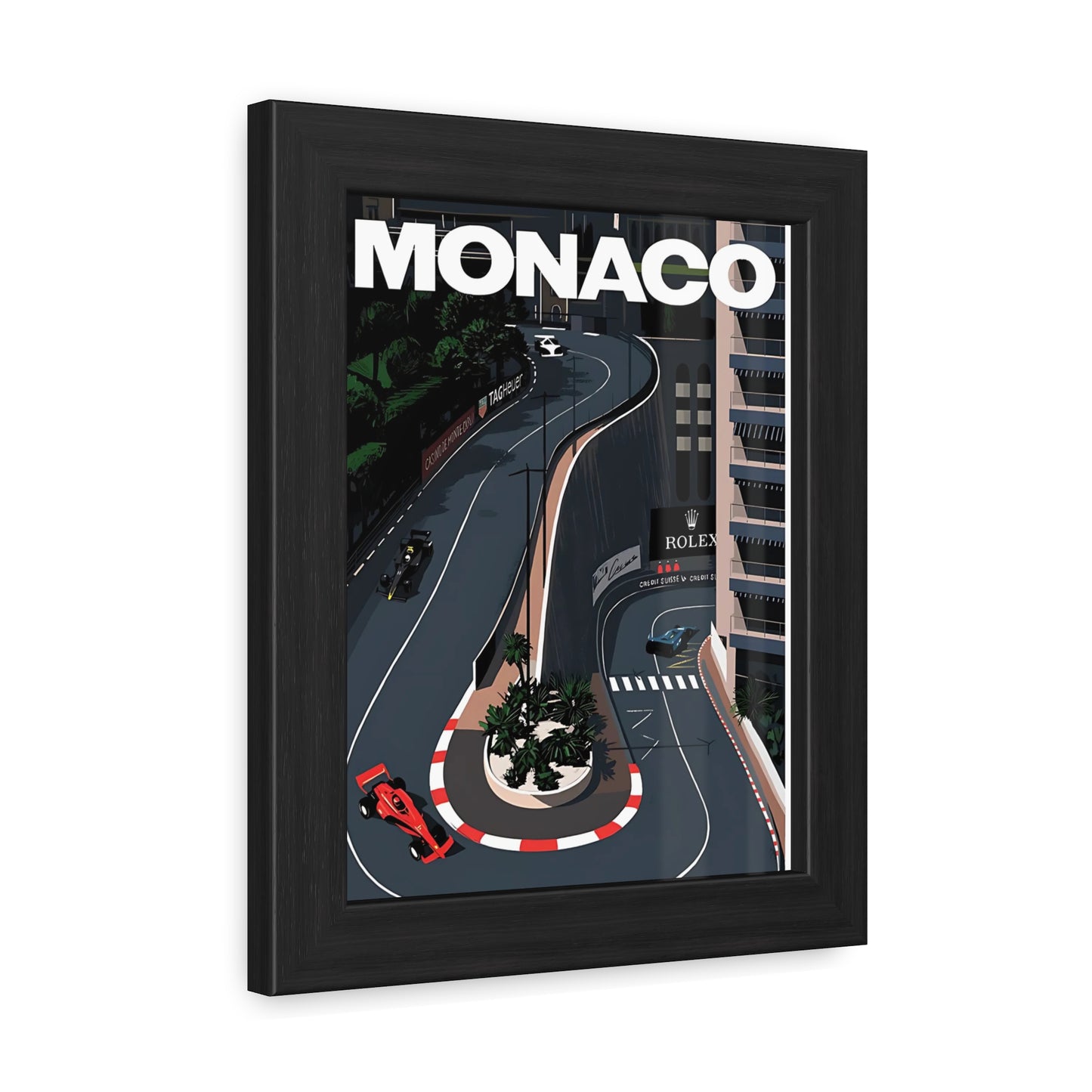 Monaco F1 Framed Poster