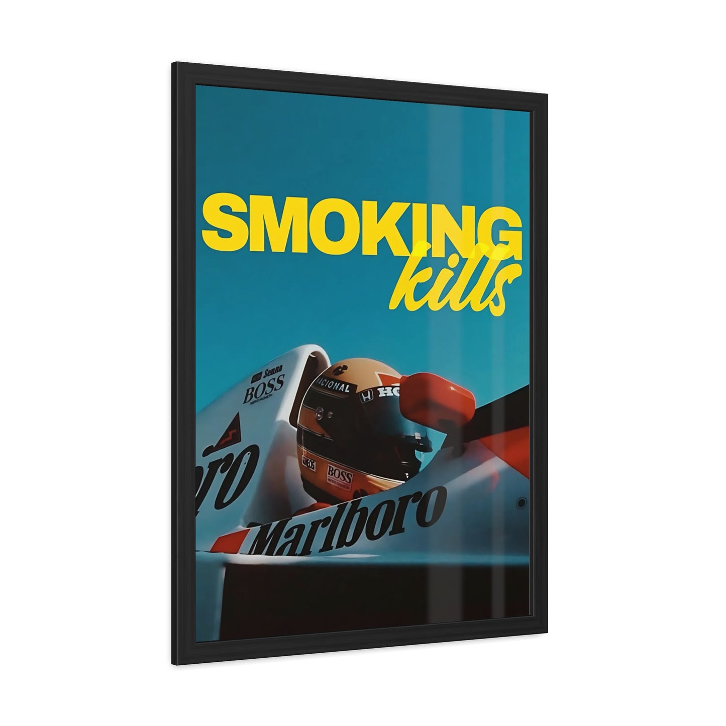 Smoking Kills Malboro Framed Poster