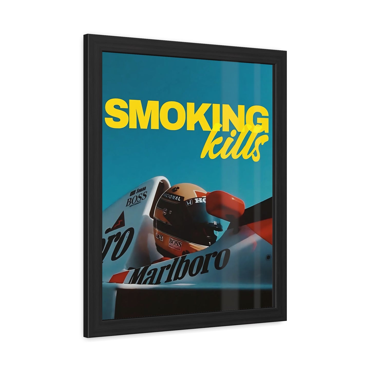 Smoking Kills Malboro Framed Poster