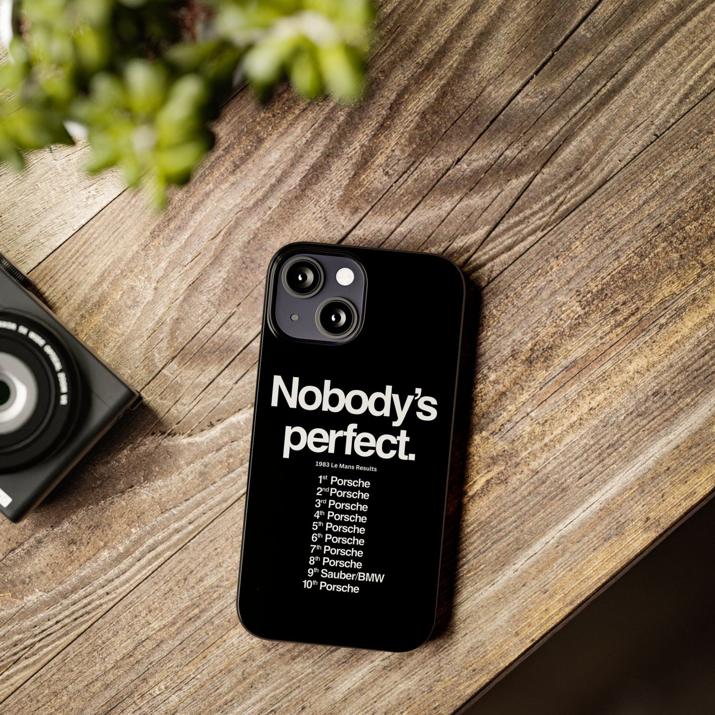 Nobody's Perfect Porsche iPhone Case