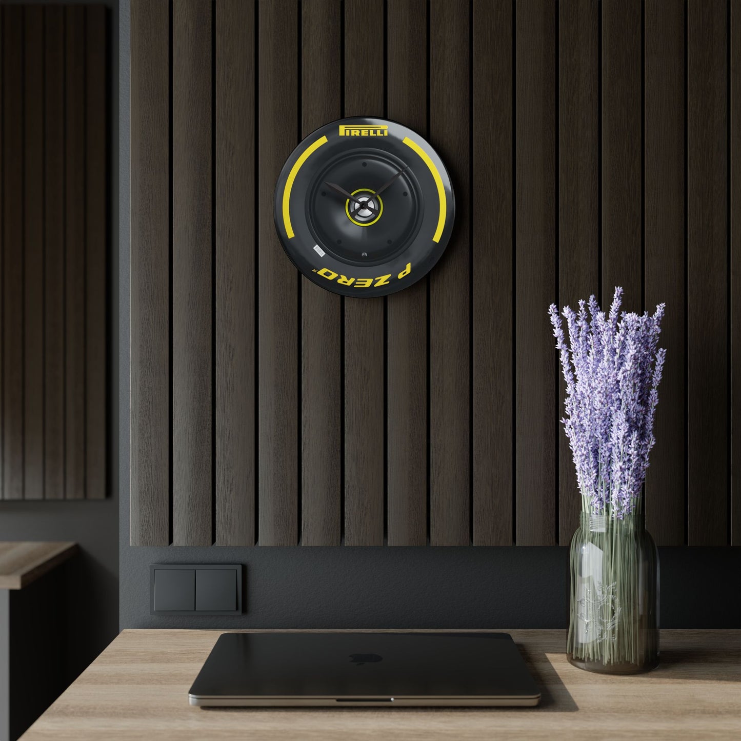 F1 Wheel Clock