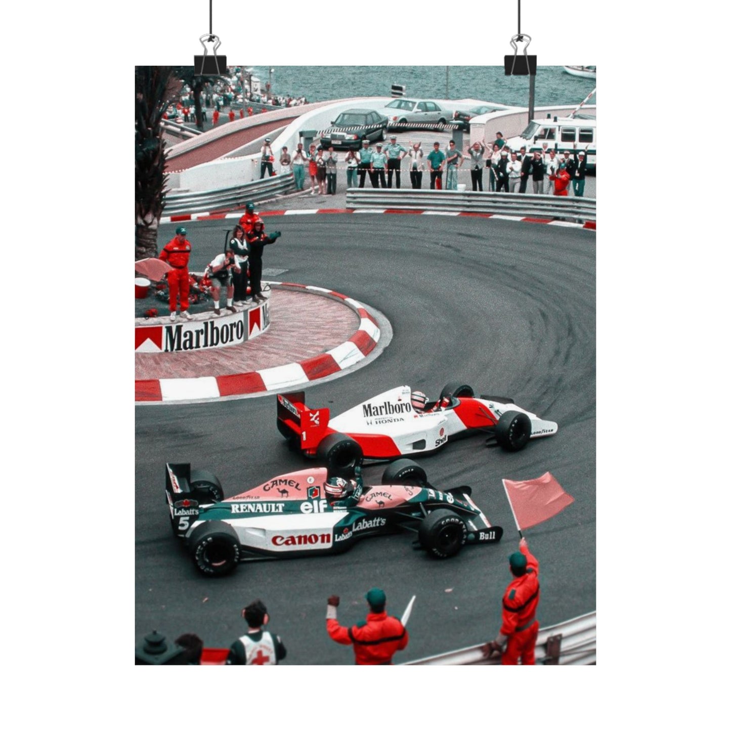 Vintage Monaco F1 Poster