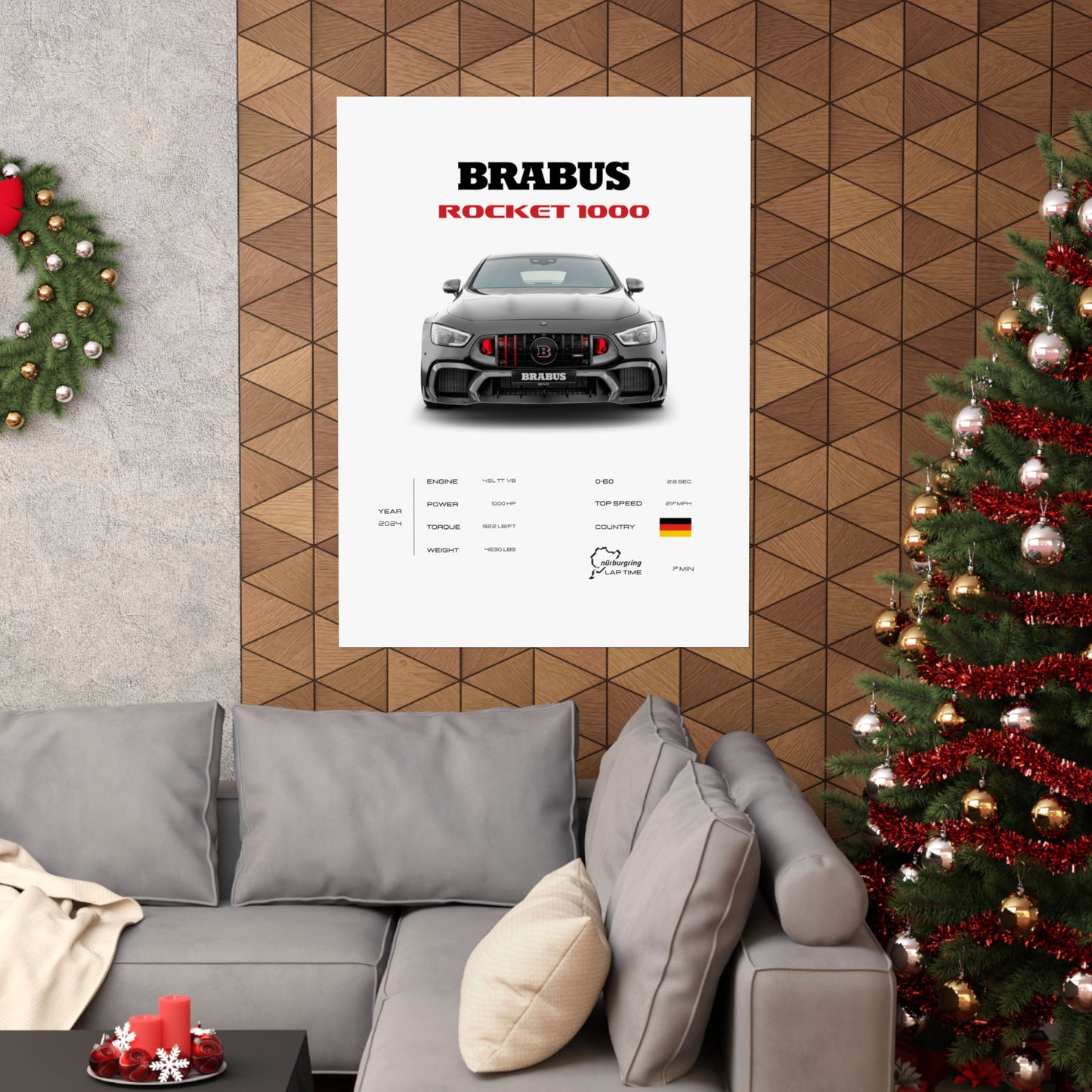 Brabus Rocket 1000 Poster