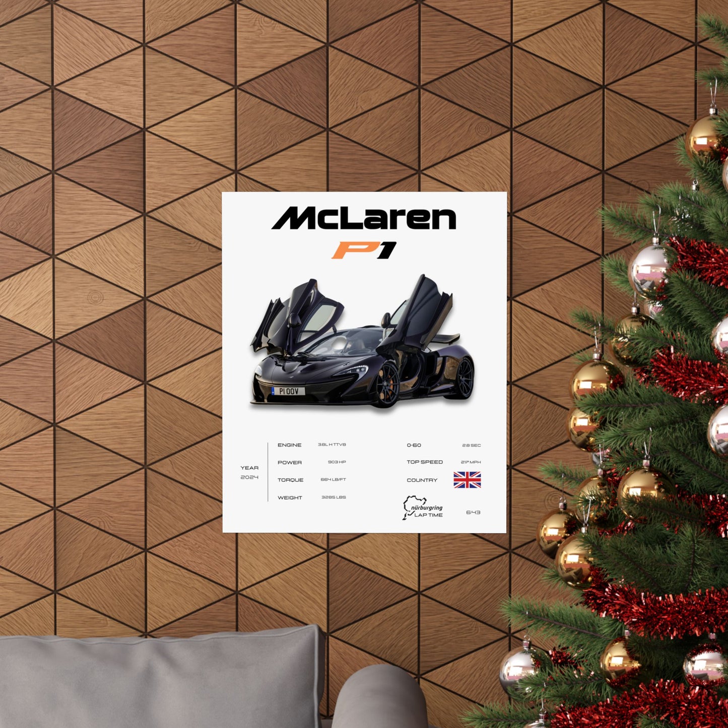 McLaren P1 Poster