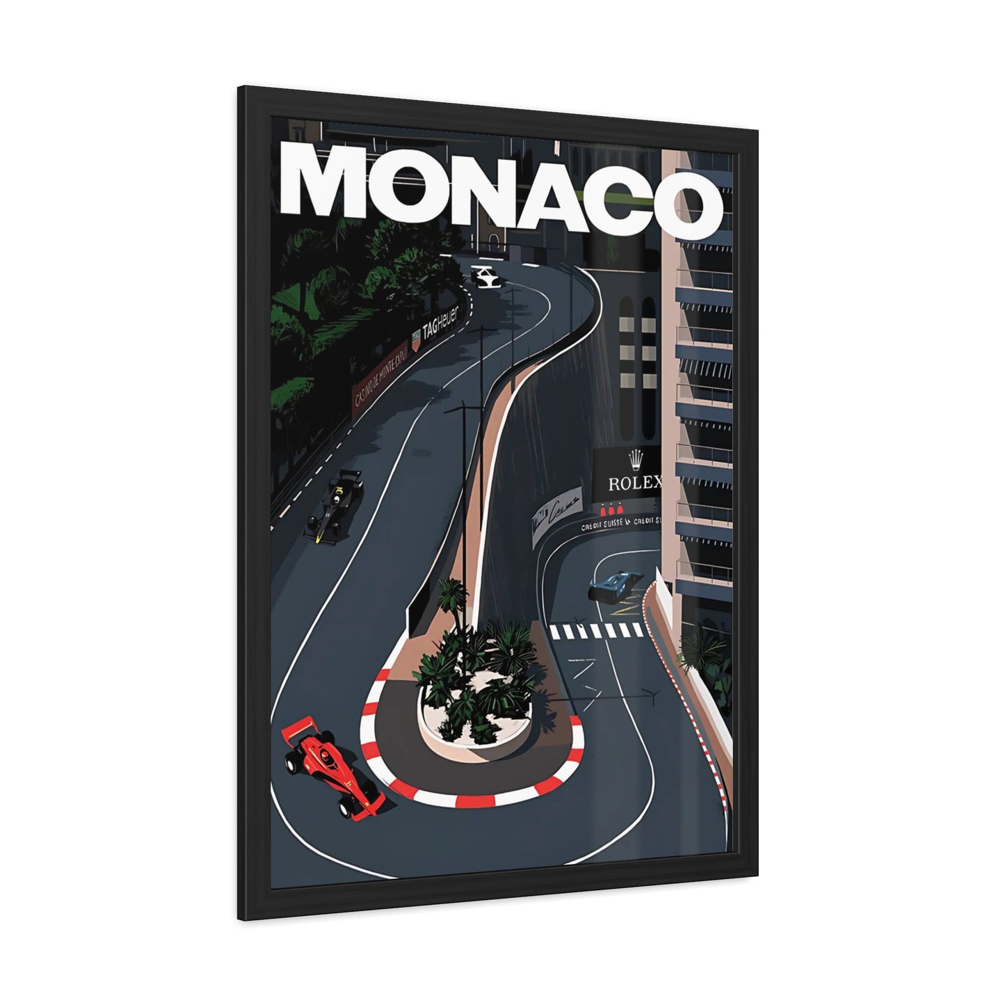 Monaco F1 Framed Poster