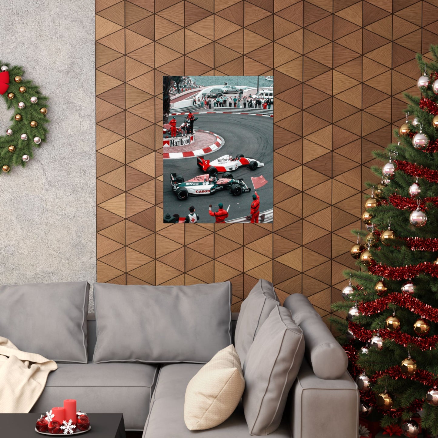 Vintage Monaco F1 Poster