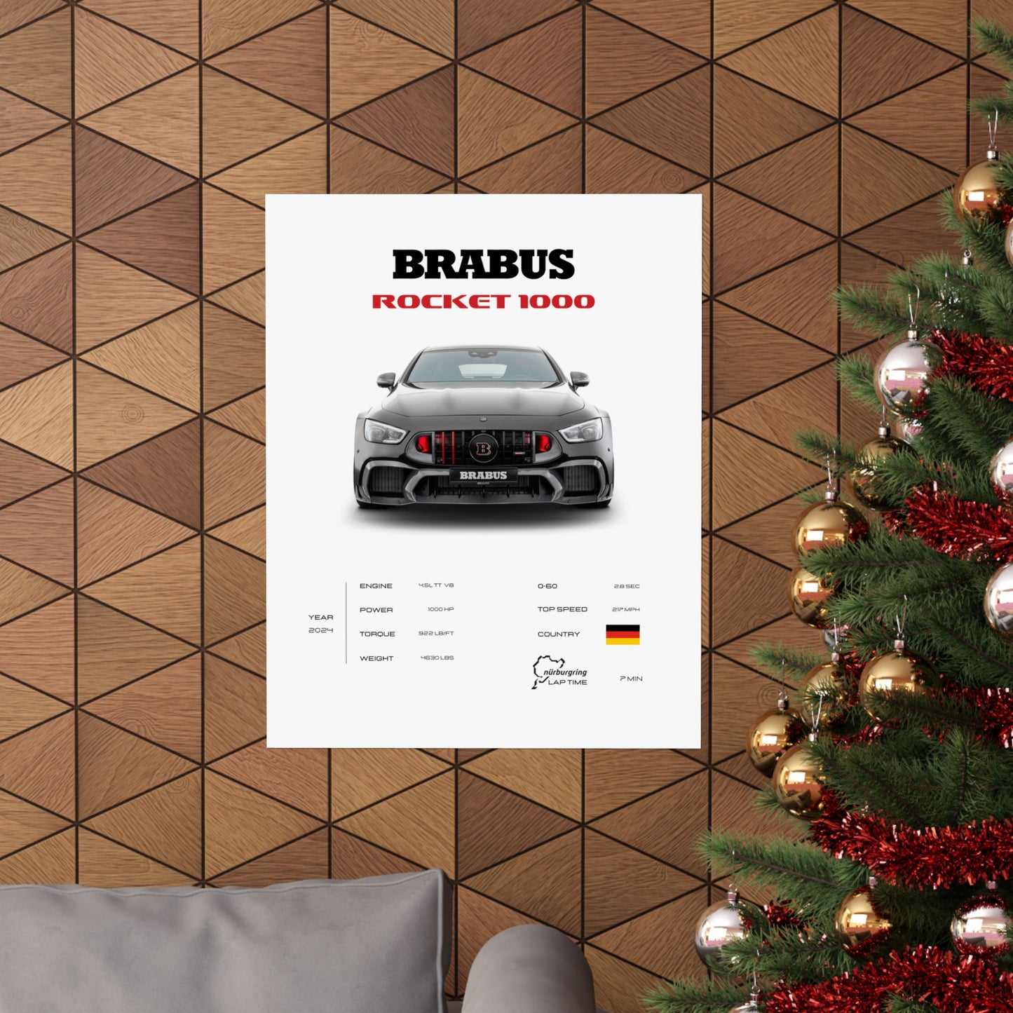 Brabus Rocket 1000 Poster
