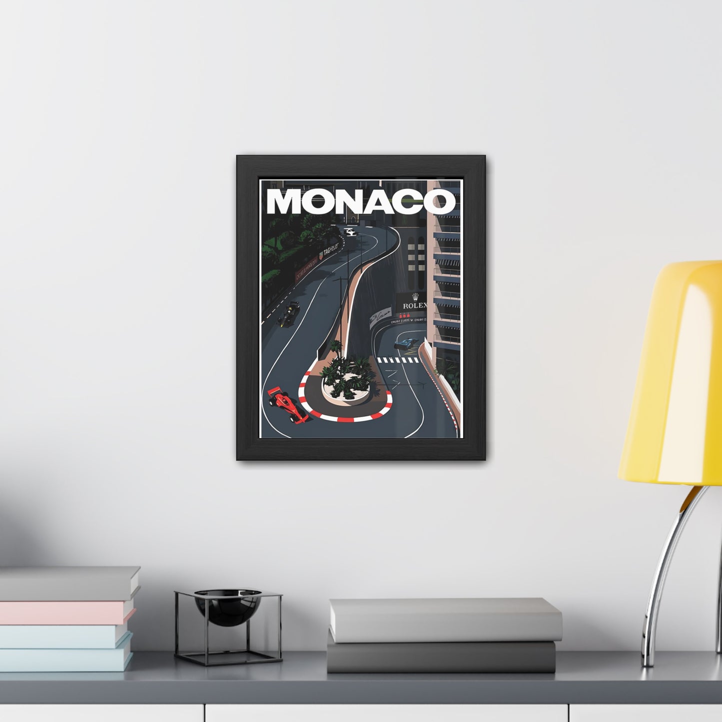 Monaco F1 Framed Poster