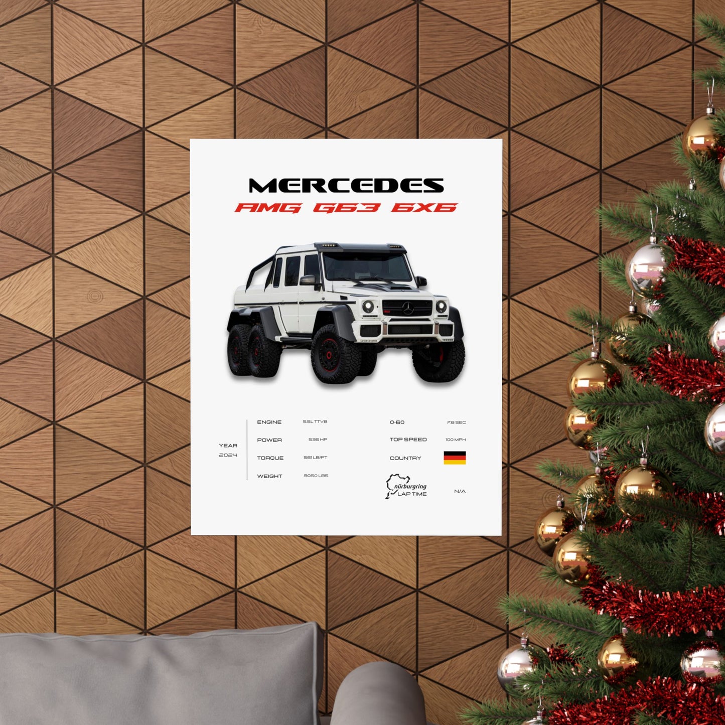 AMG G63 6x6 Poster